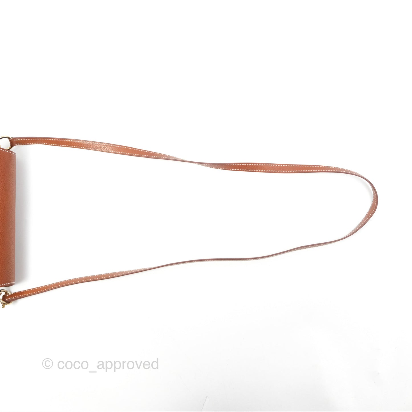 Hermès Roulis Mini 18 Fauve Barenia Gold Hardware