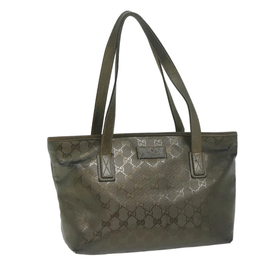 GUCCI GG implementation Tote Bag Khaki 211138  64652