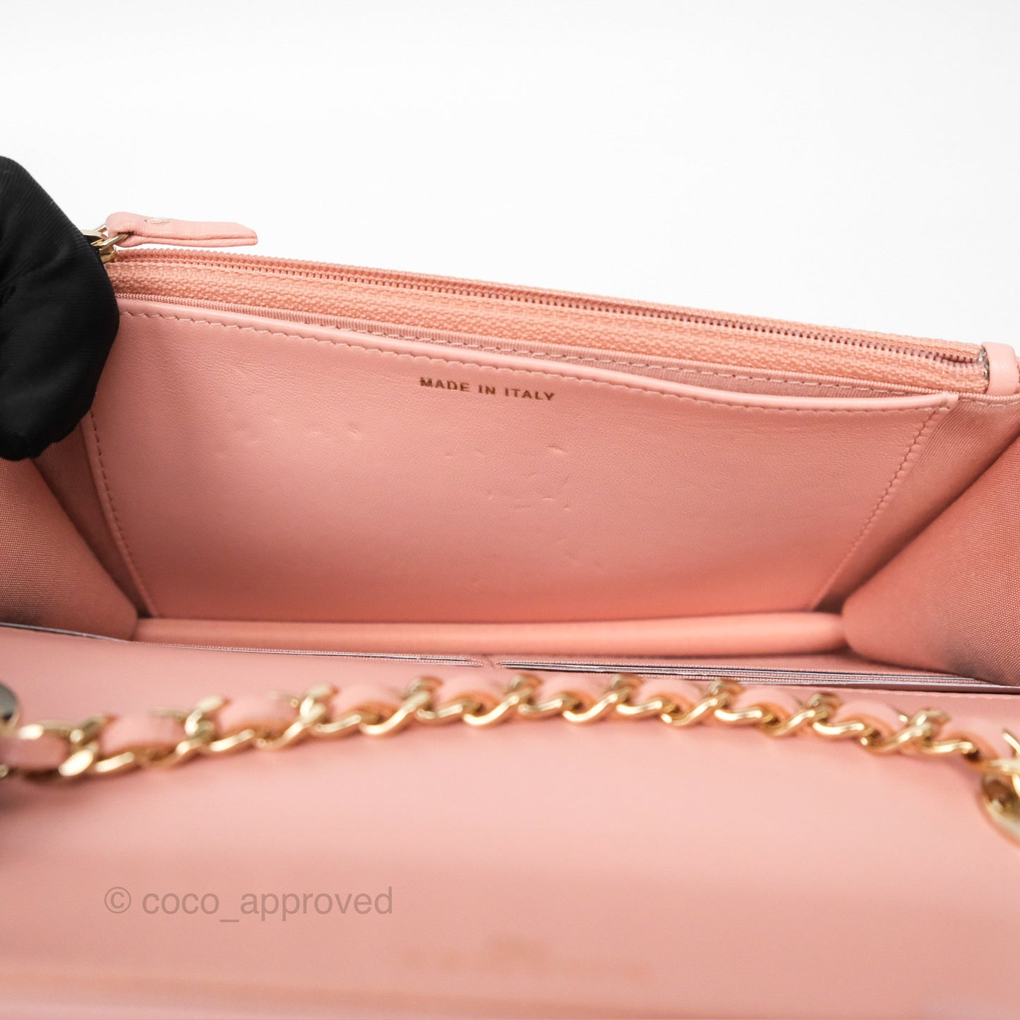 Chanel Trendy CC WOC Quilted Salmon Pink Lambskin Gold Hardware