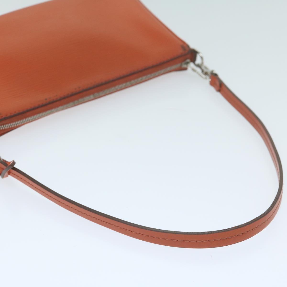 LOUIS VUITTON Epi Pochette Accessoires Pouch Orange Pimon M40778 LV 64680