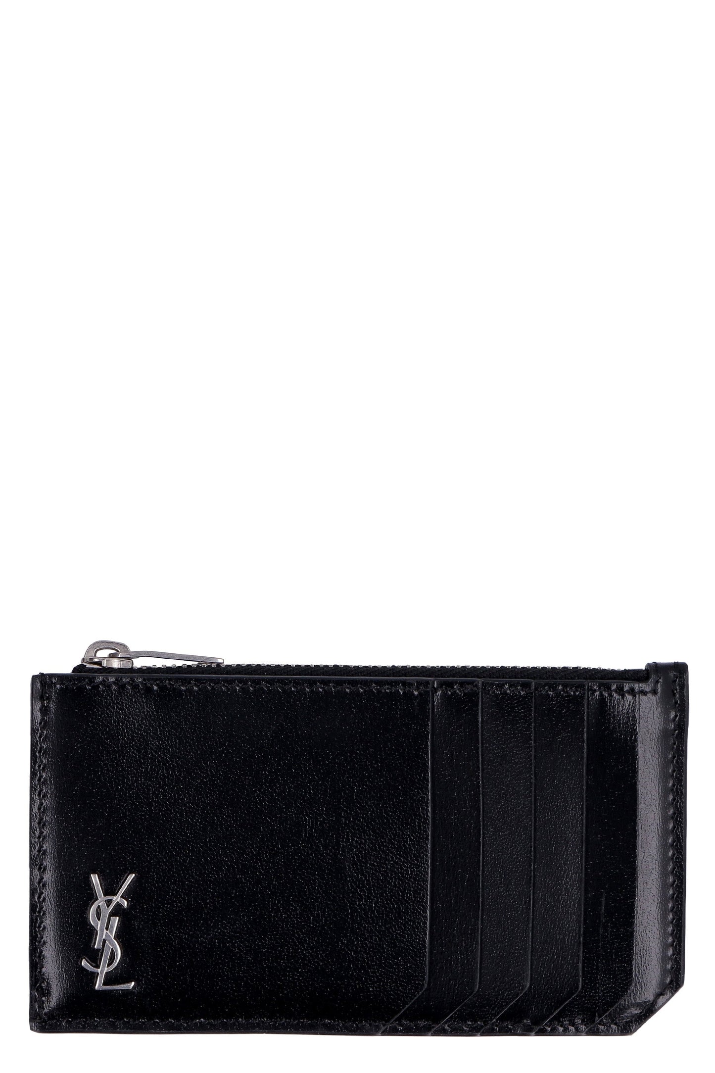 Luxury Saint Laurent Men's Leather Wallet in Black | Size UNICA | 6298991JB0E