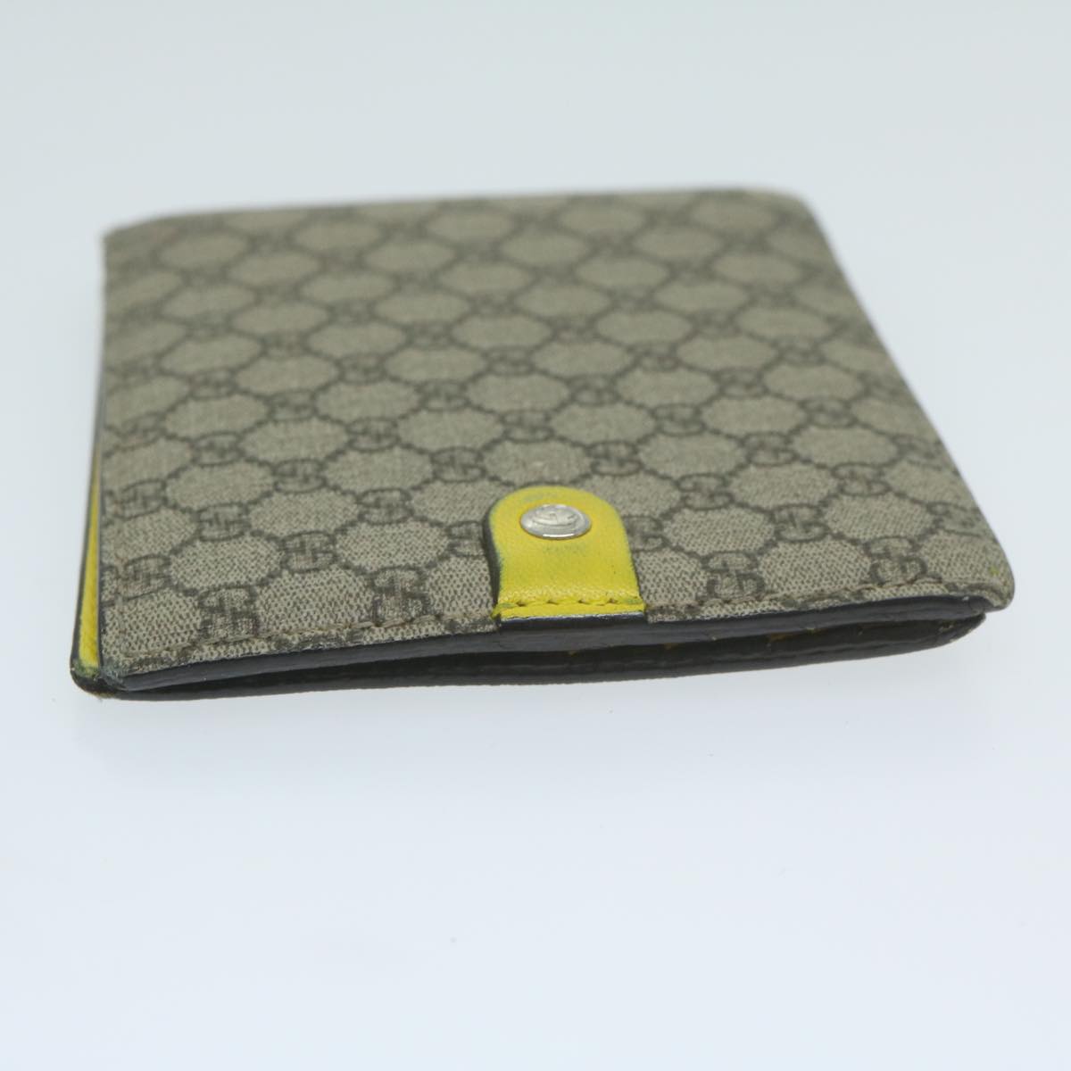 GUCCI GG Supreme Card Case Beige 365477  64694
