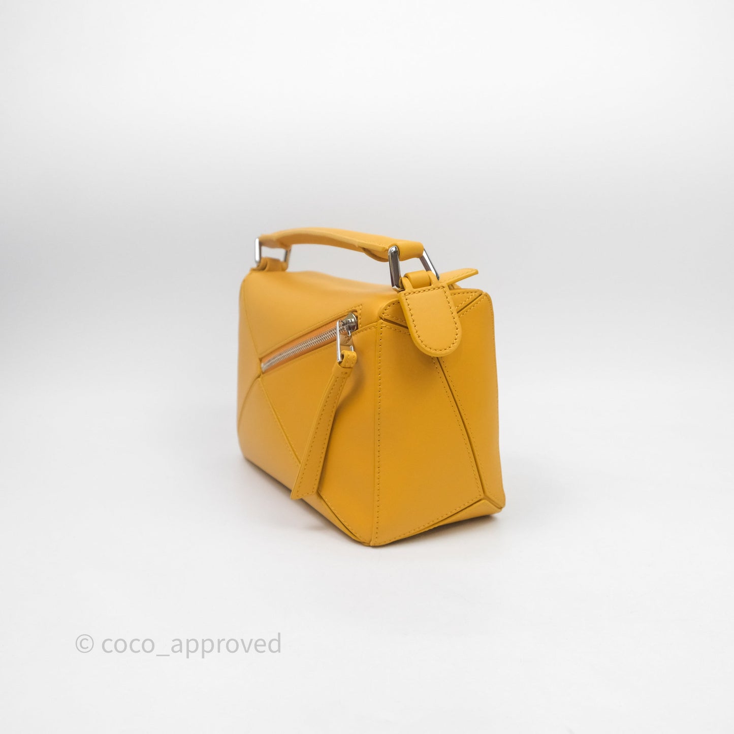 Loewe Small Puzzle Bag Sunflower With Logo Strap
