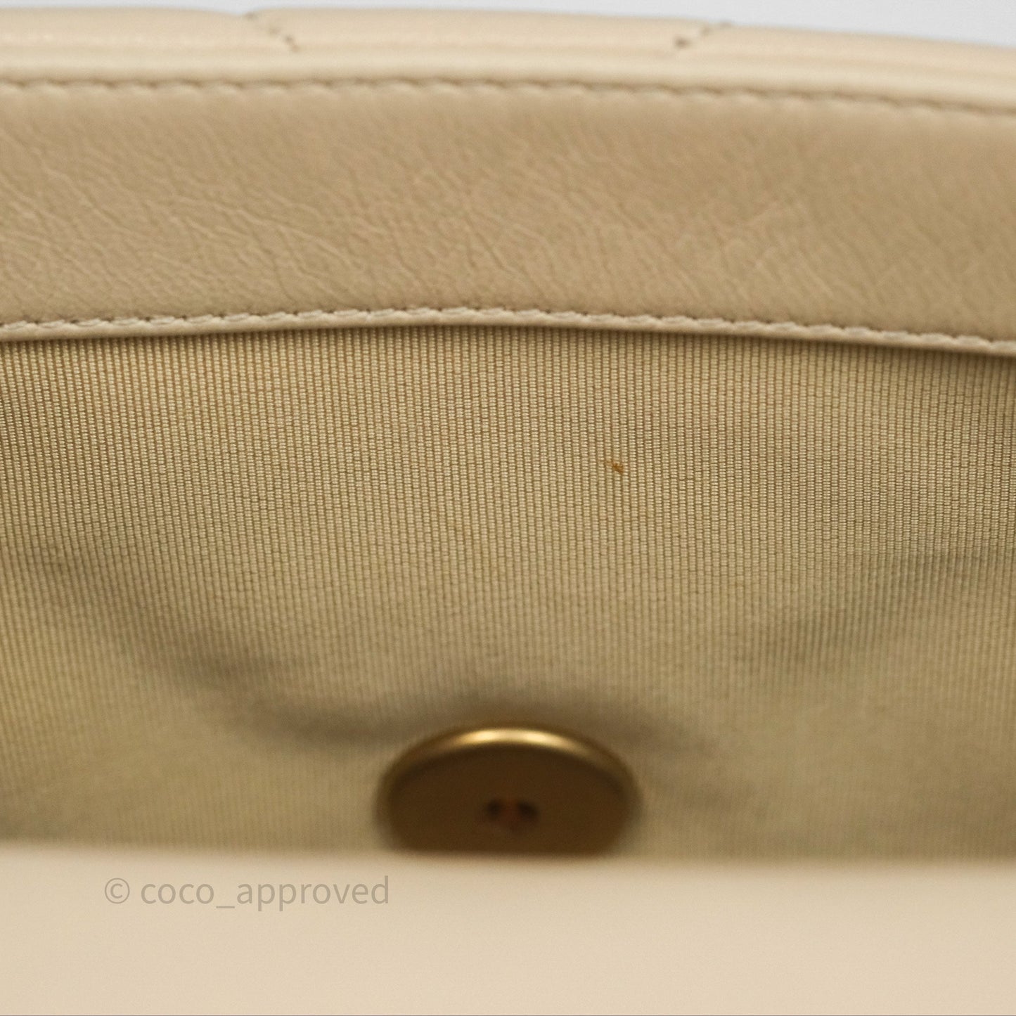 Chanel 19 Small Beige Mixed Hardware