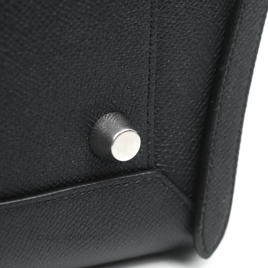Celine Mini Belt Bag Dark Navy Grained Calfskin Silver Hardware