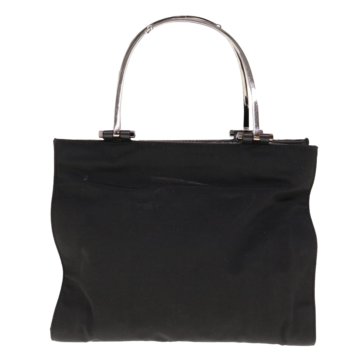 GUCCI Hand Bag Nylon Black  64731