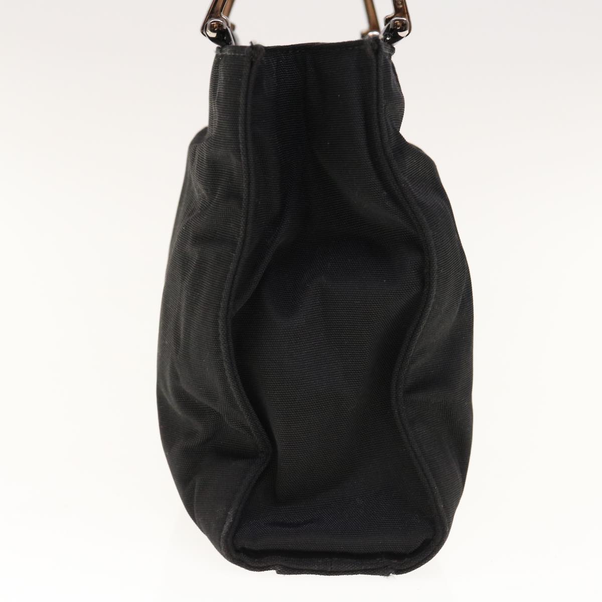 GUCCI Hand Bag Nylon Black  64731