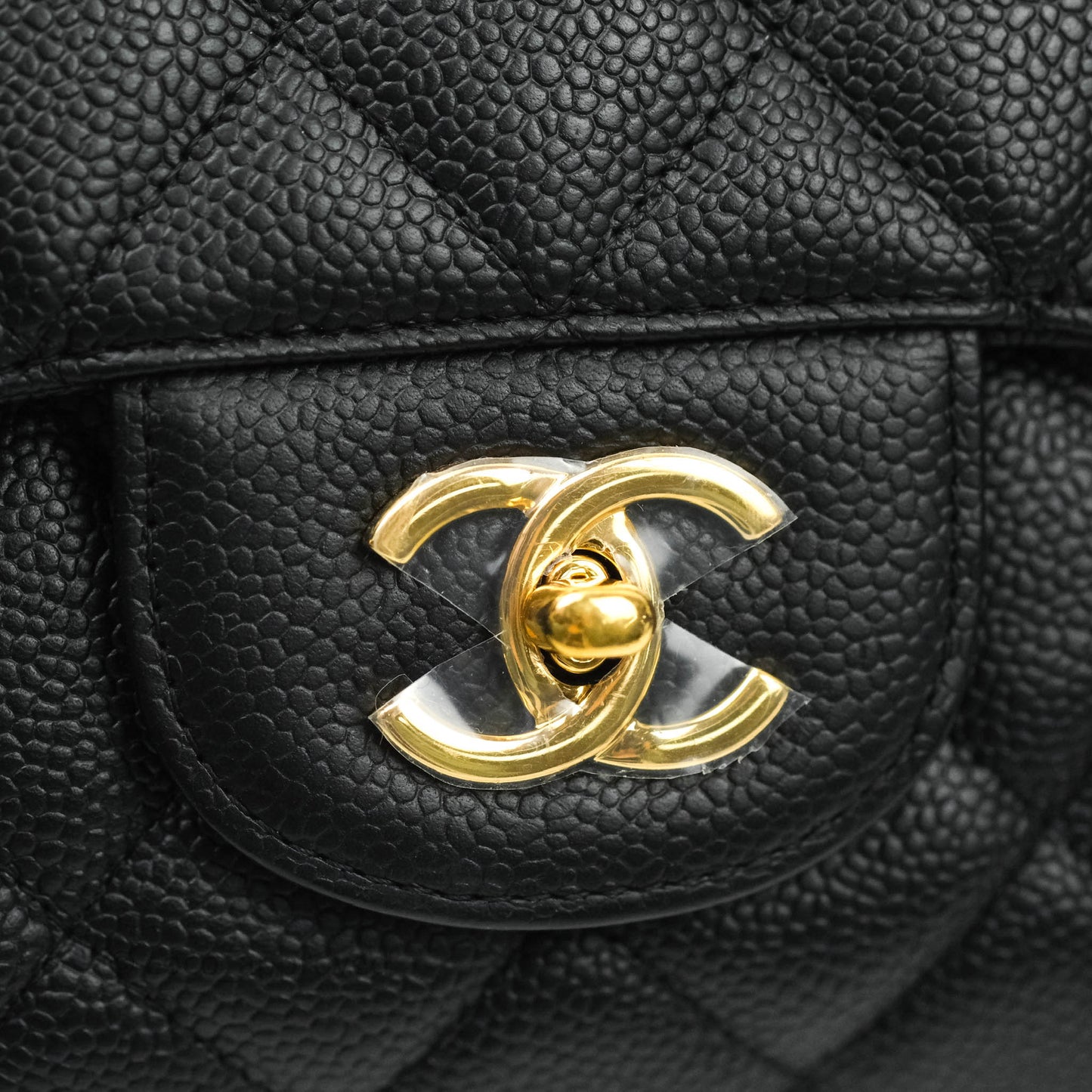 Chanel Classic Single Flap Maxi Black Caviar Gold Hardware