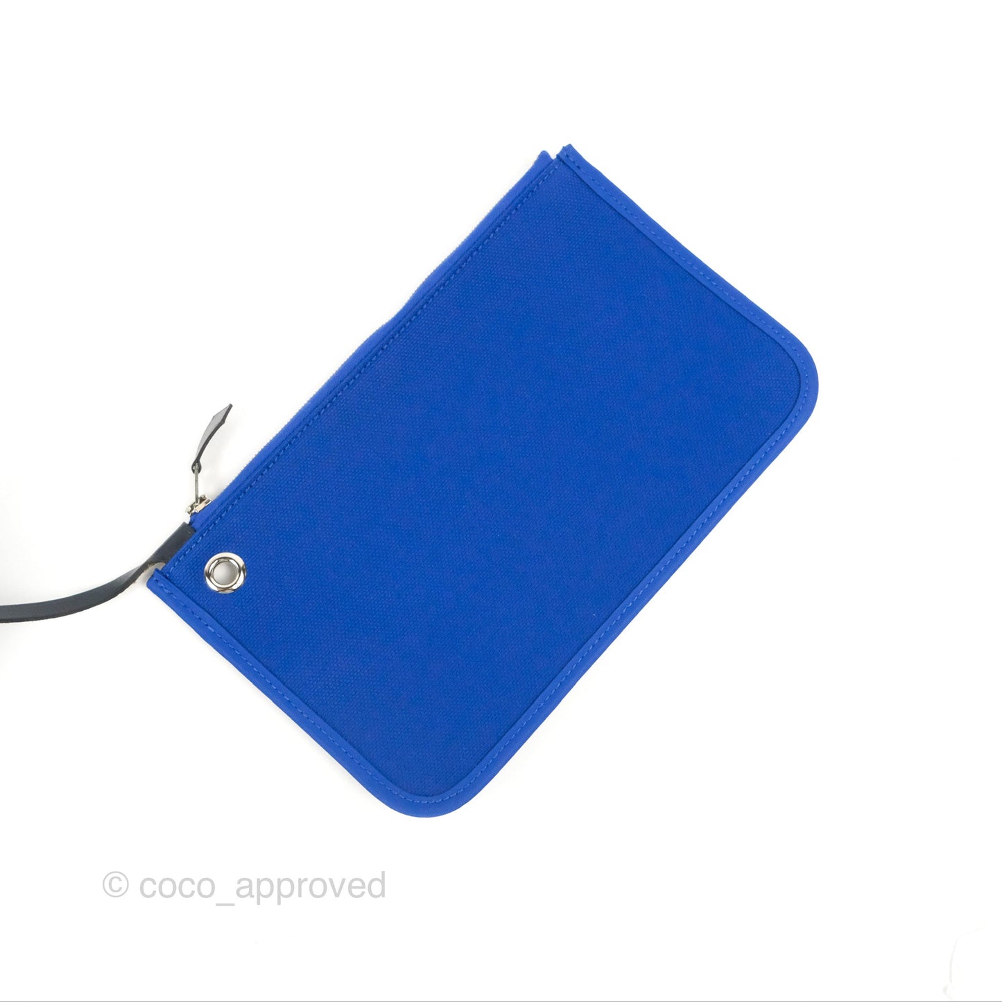 Hermès Herbag Zip 31 Bleu Électrique & Bleu Indigo Canvas Palladium Hardware