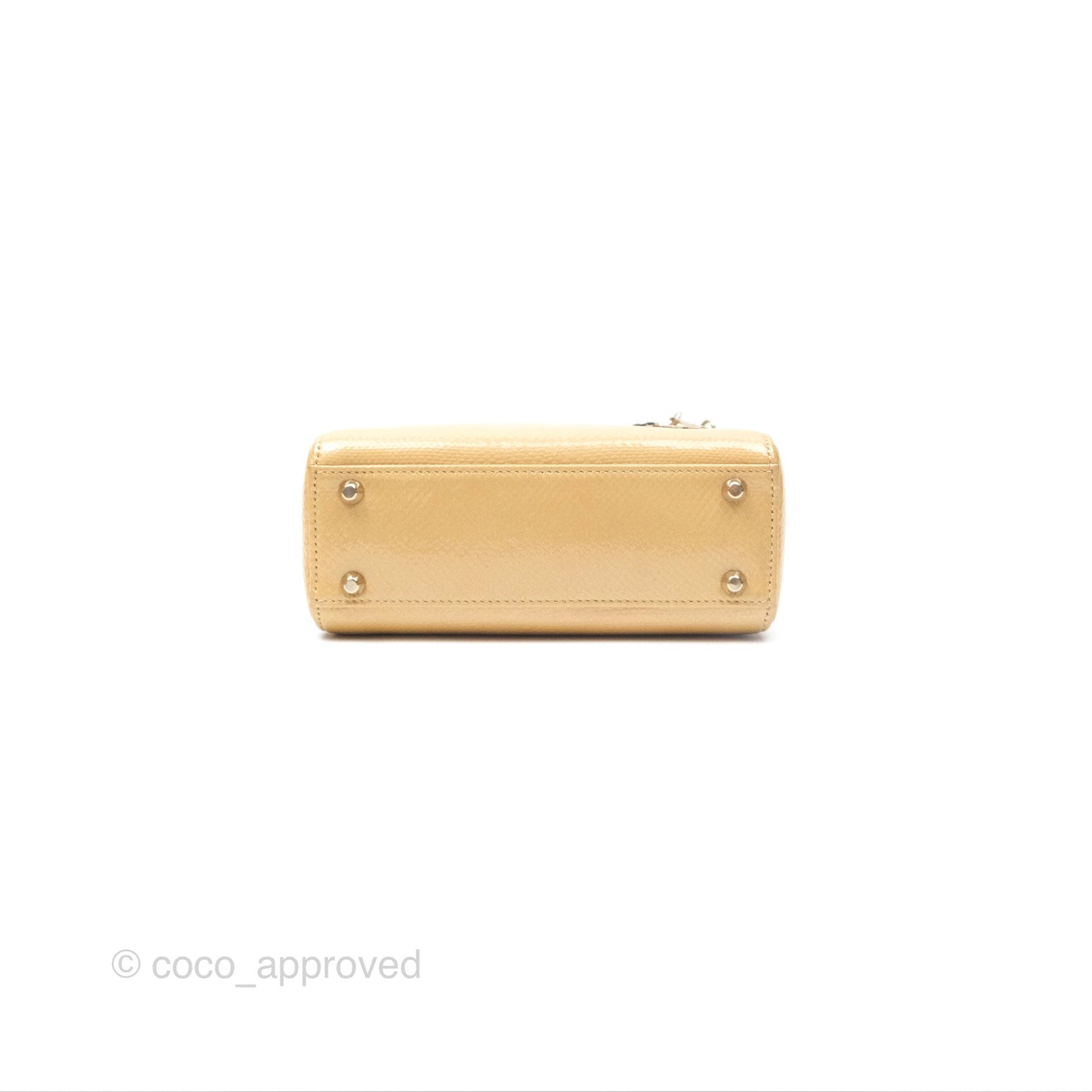 Christian Dior Mini Lady Dior Beige Lizard Gold Hardware