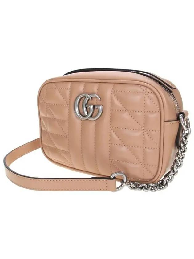 Luxury Gucci Trending 2025 Silver Hardware GG Marmont Small Shoulder Bag Pink