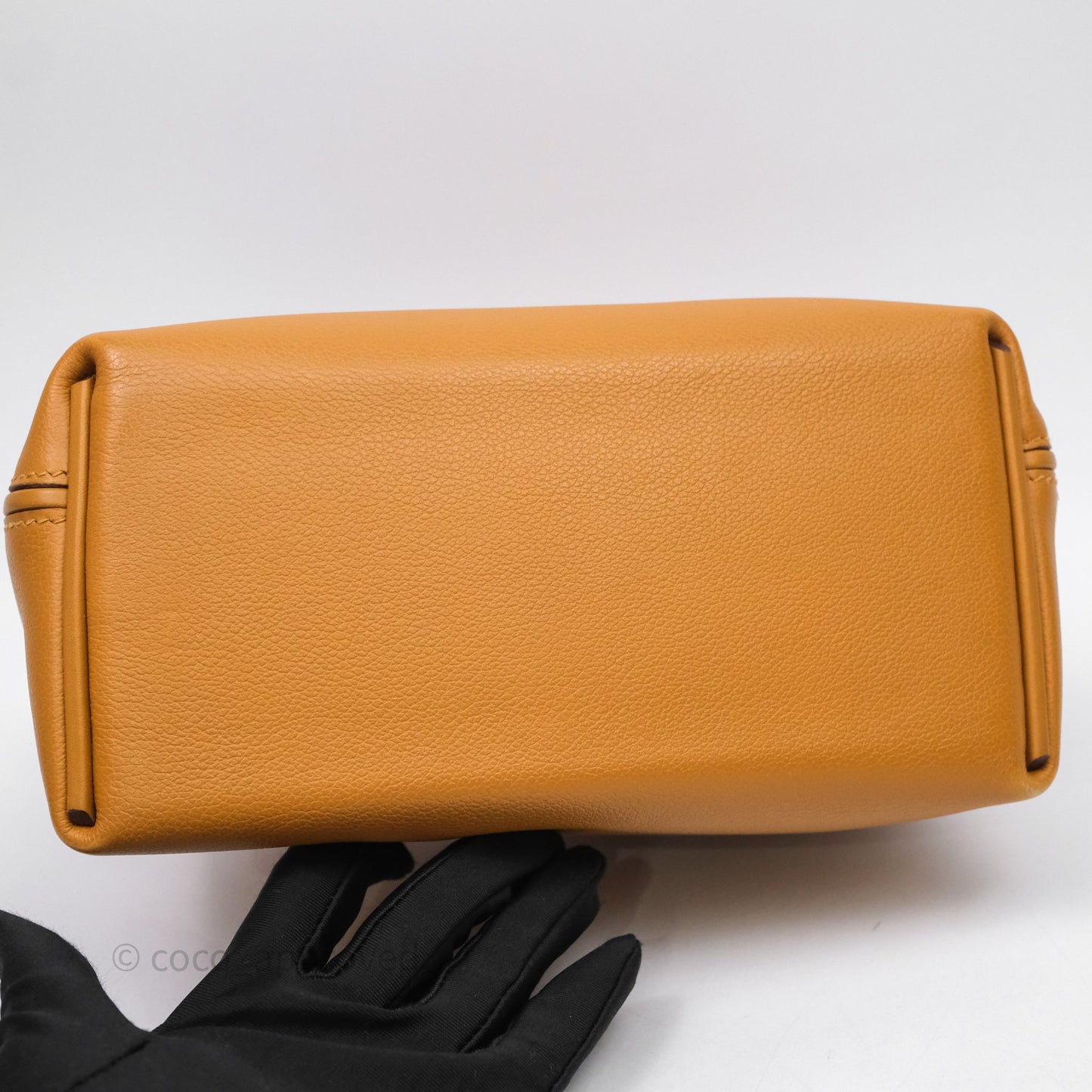Hermès 24/24 21 Mini Caramel/Sesame/Rouge Sellier Gold Hardware