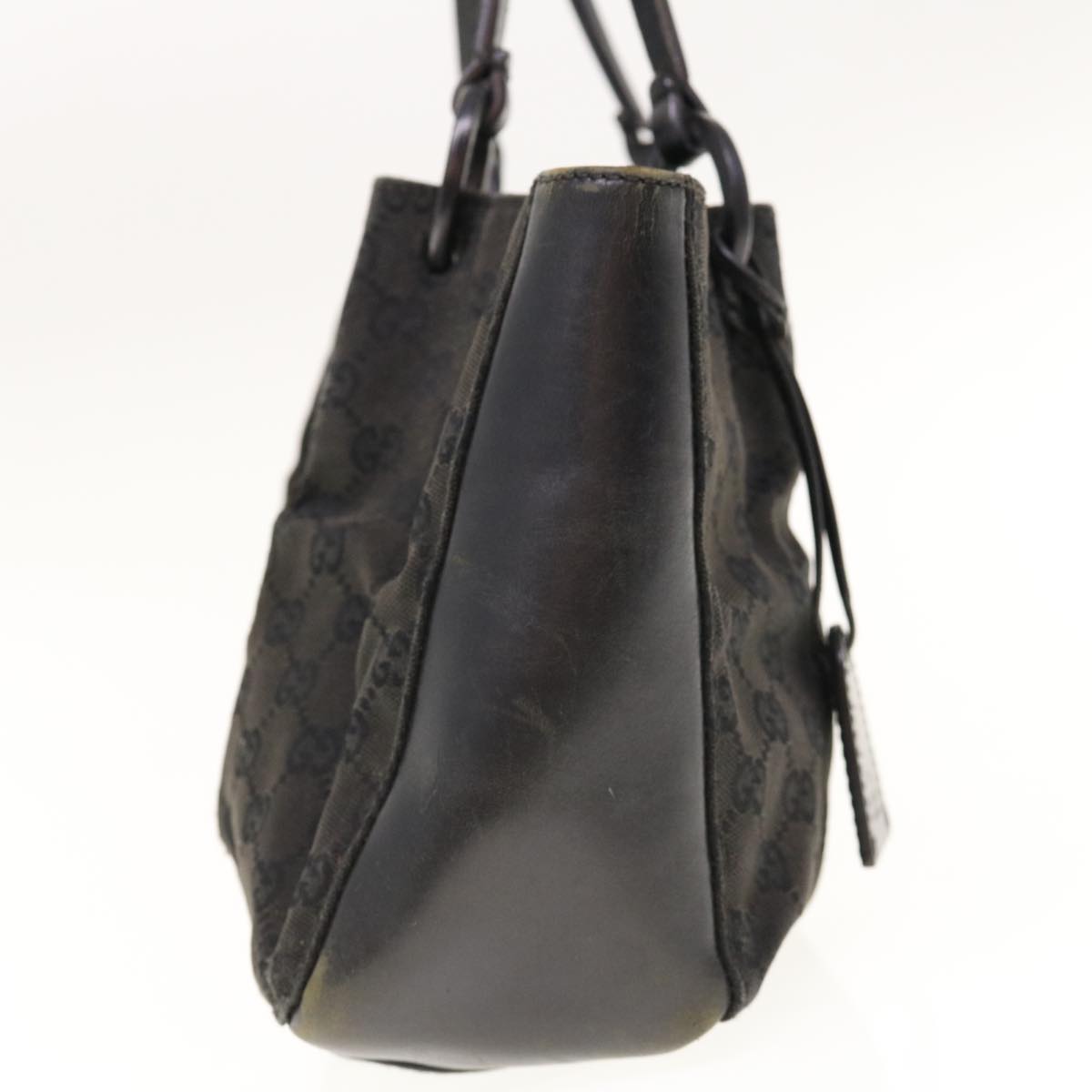 GUCCI GG Canvas Hand Bag Black  64872