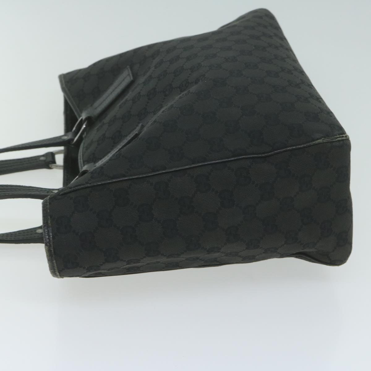 GUCCI GG Canvas Tote Bag Black  64873