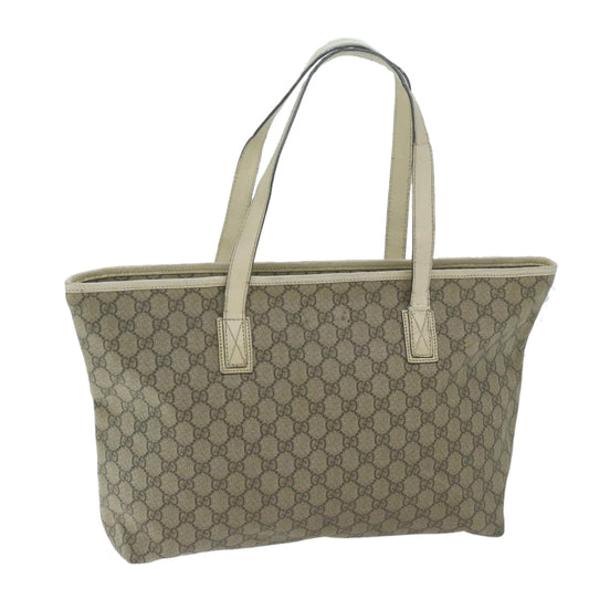 GUCCI GG Canvas Tote Bag Coated Canvas Beige  64875