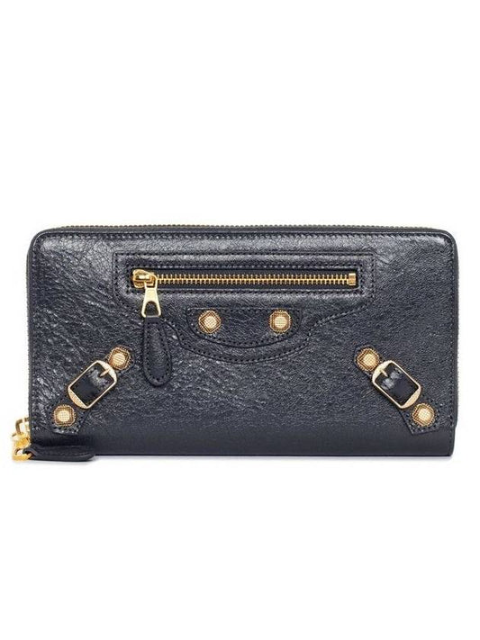 Luxury Balenciaga Giant Continental Long Wallet Grey