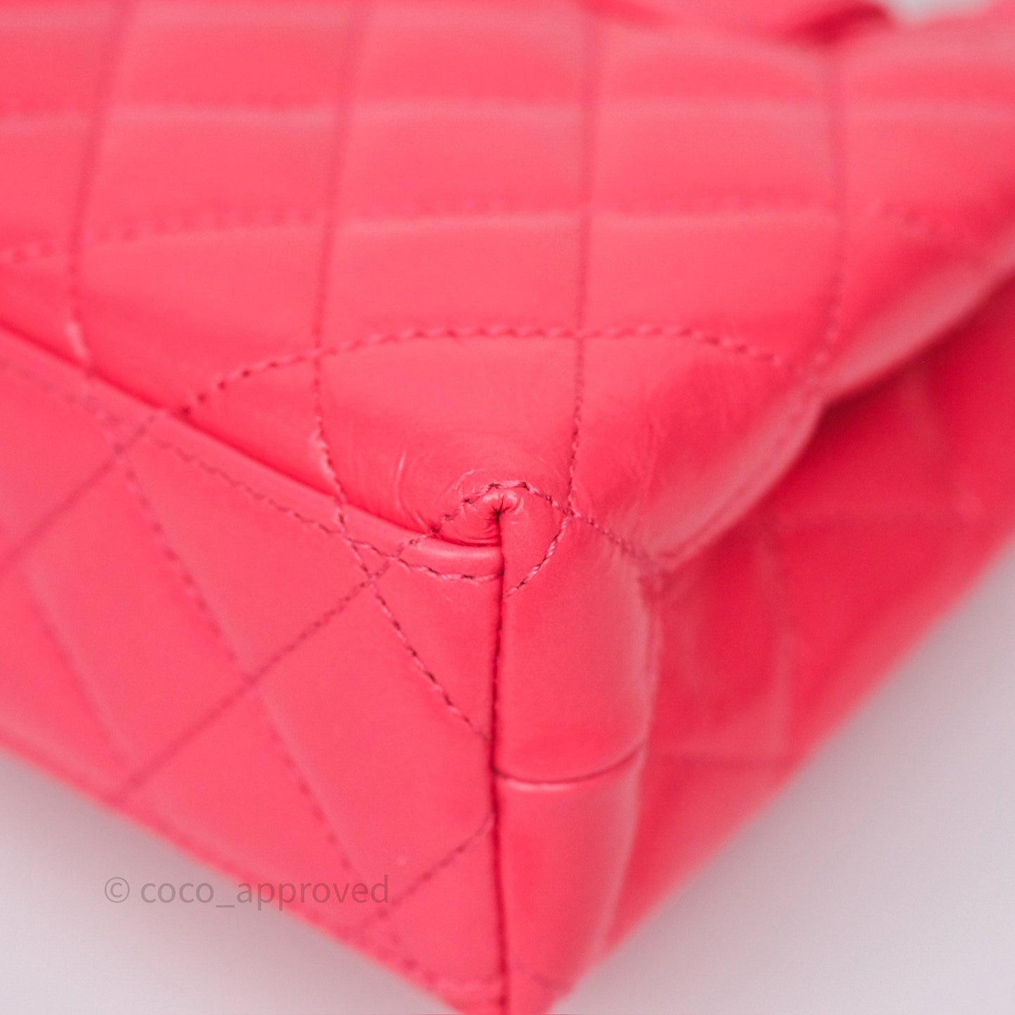 Chanel Kelly Bag Pink Shiny Calfskin Aged Gold Hardware
