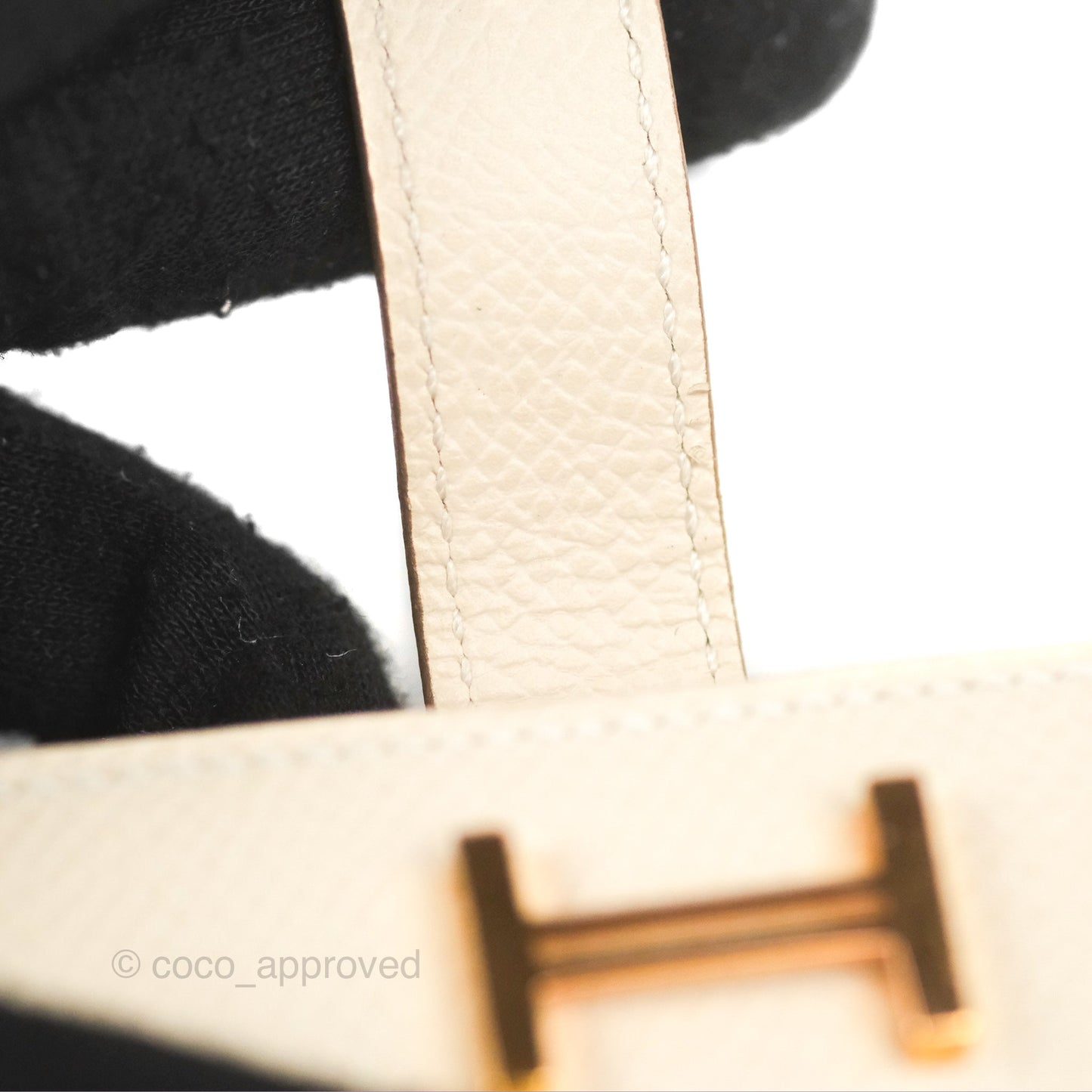 Hermès  Bearn Card Holder Nata Epsom Rose Gold Hardware