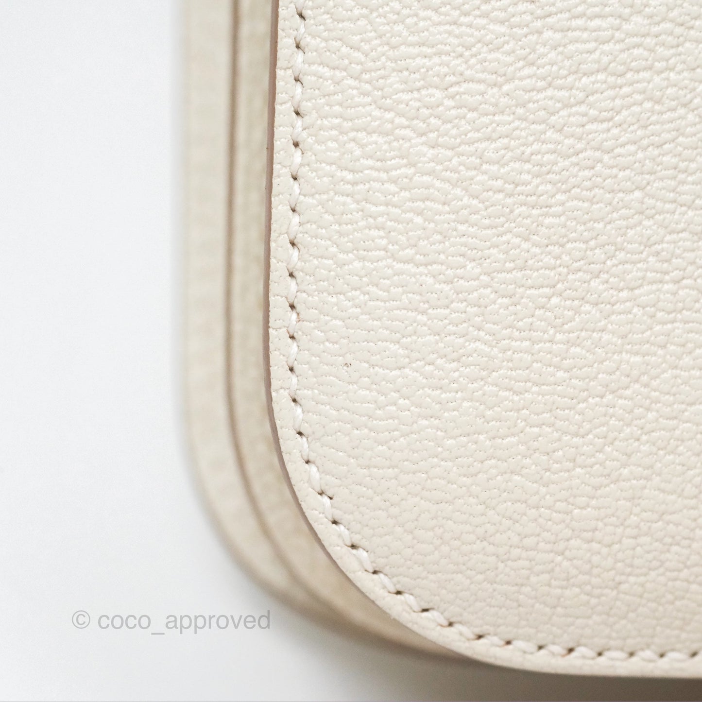 Hermès Constance Mini 18cm Mushroom Chevre Mysore Gold Hardware