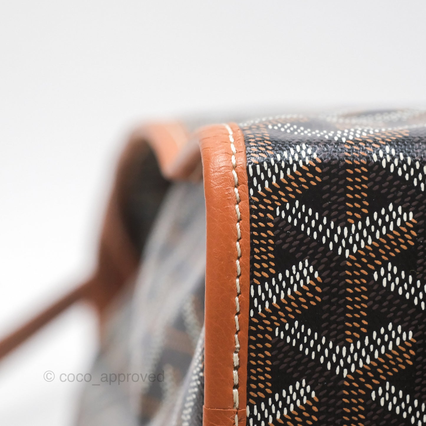 Goyard Saint Léger Backpack Black/ Tan