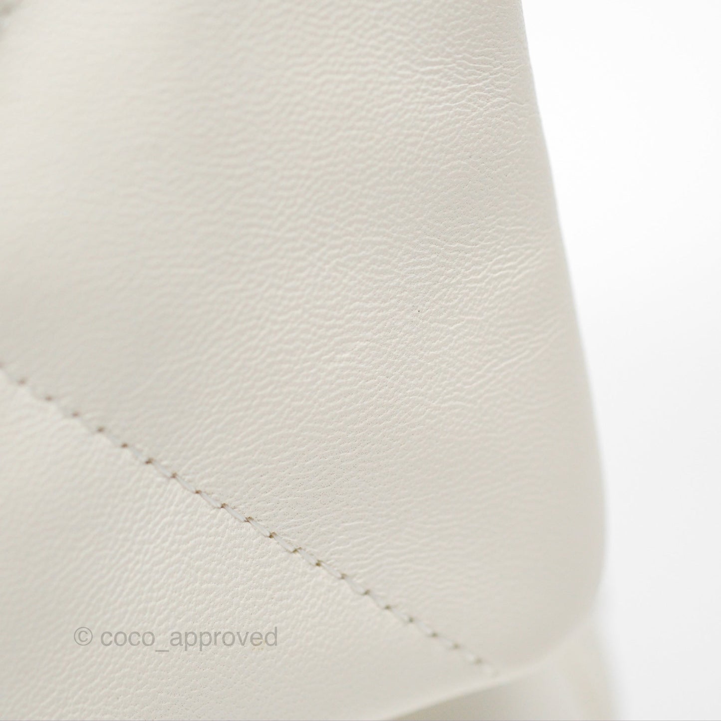 Chanel 19 Small Ivory White Lambskin Mixed Hardware