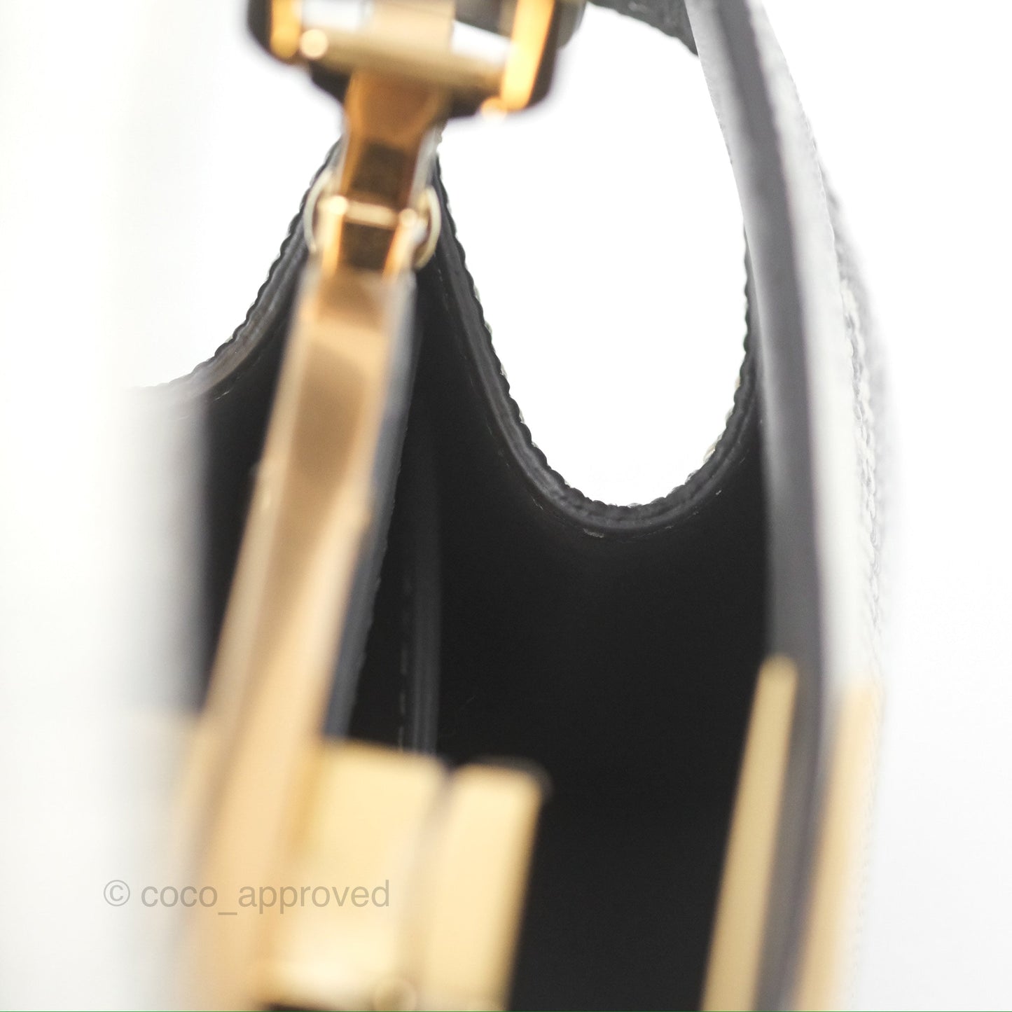 Fendi Peekaboo ISeeU Petite White lizard Leather Bag