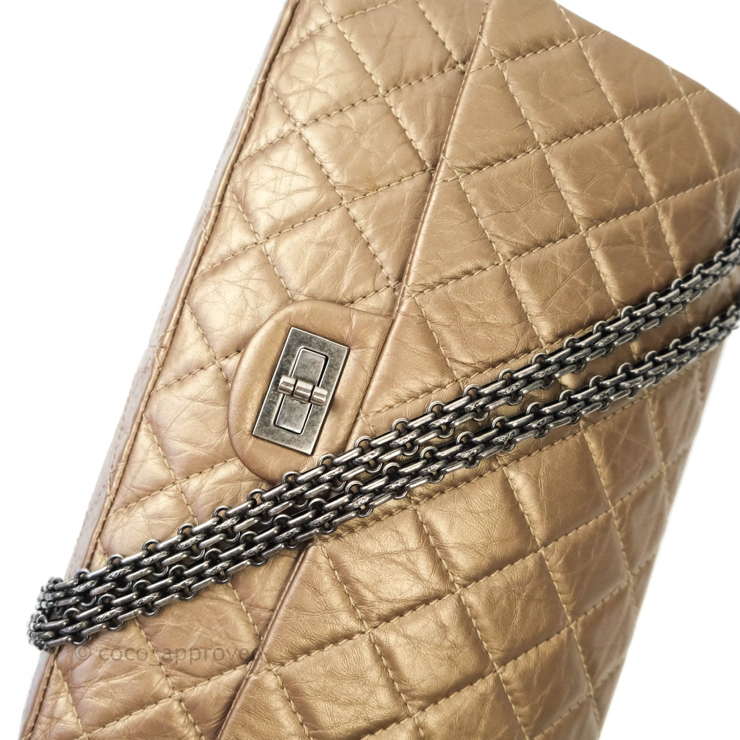 Chanel Reissue 226 Copper Calfskin Ruthenium Hardware