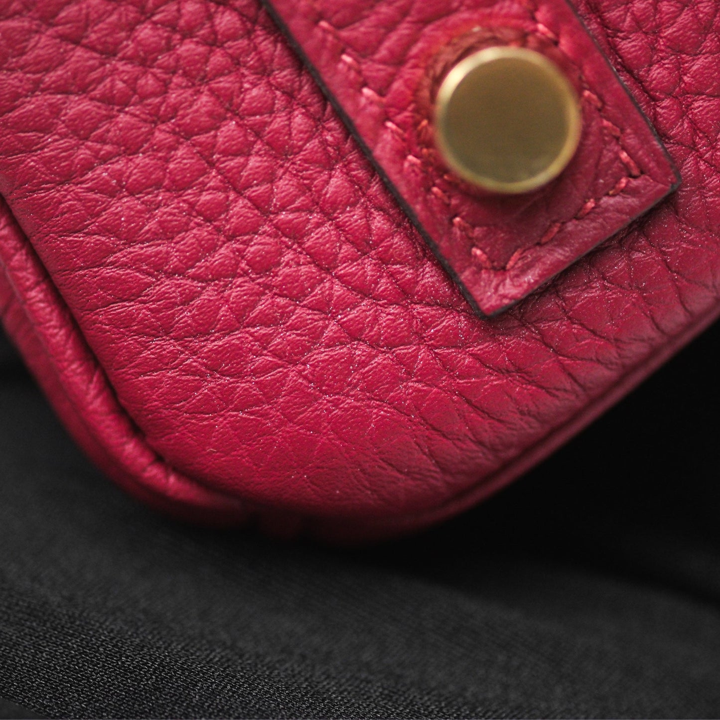 Hermès Birkin 25 Retourne Rouge Grenat K1 Togo Gold Hardware