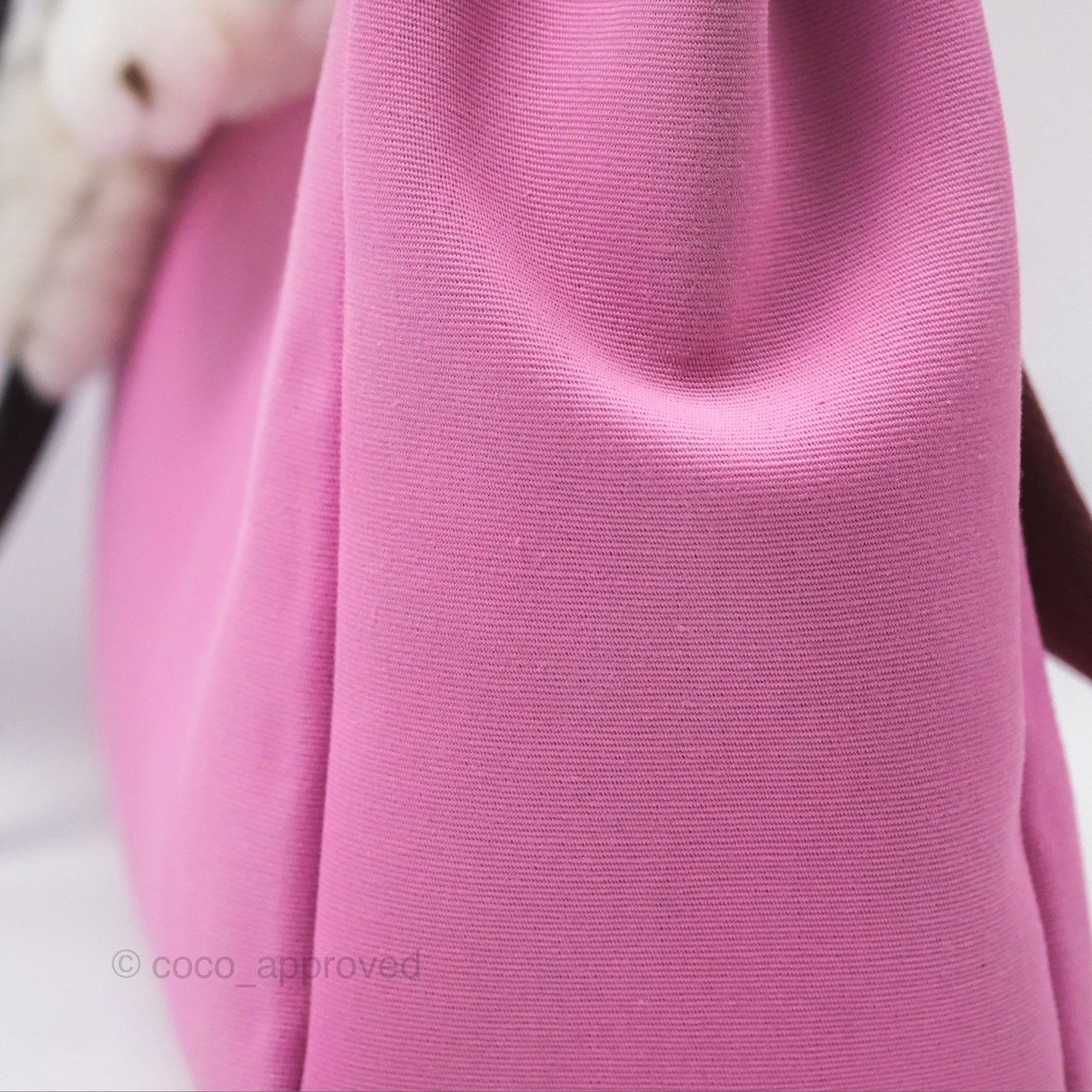 Hermès Herbag Zip 31 Retourne Rose Bubblegum L4/ Rubis B5 Canvas Palladium Hardware