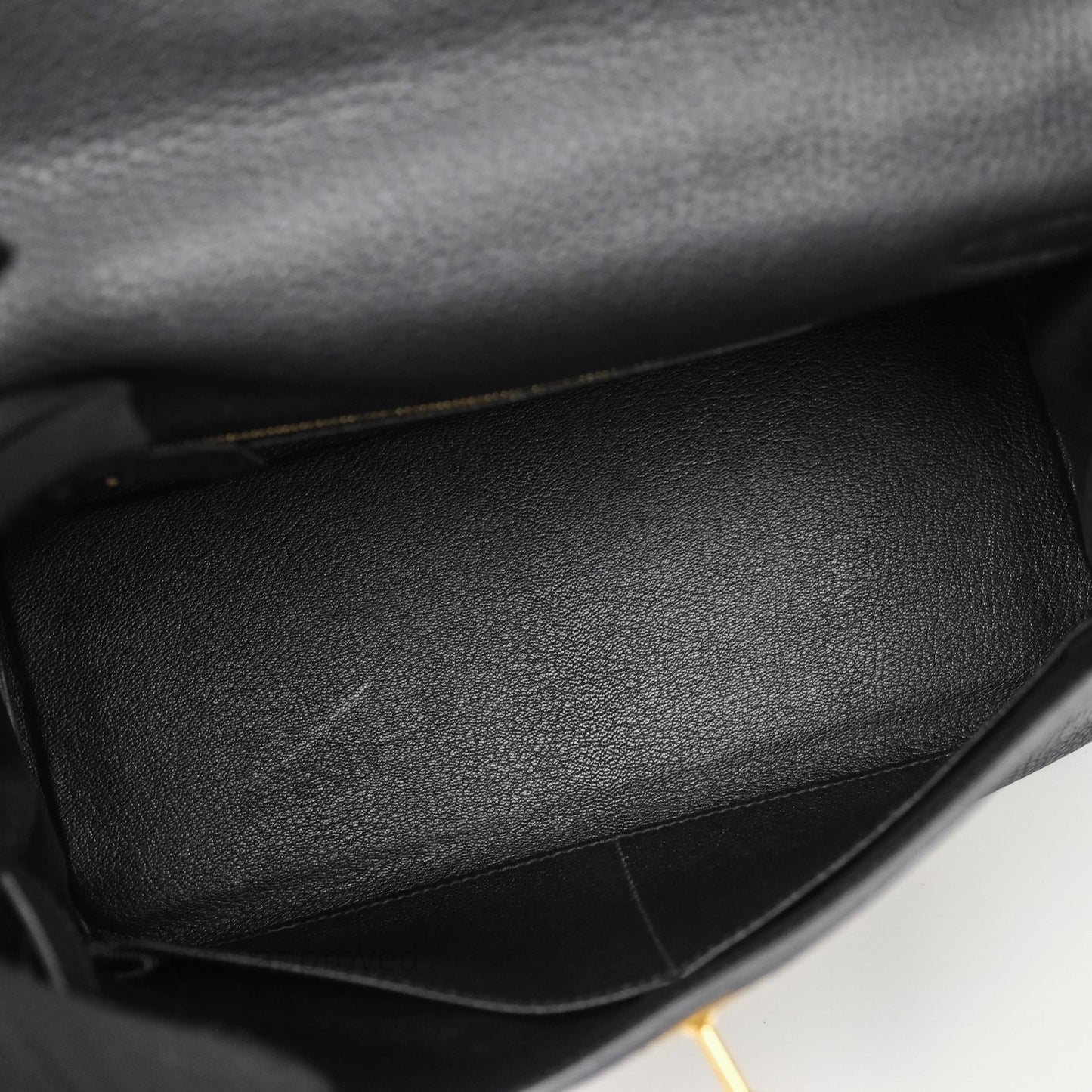 Hermès Kelly 28 Noir 89 Togo Gold Hardware