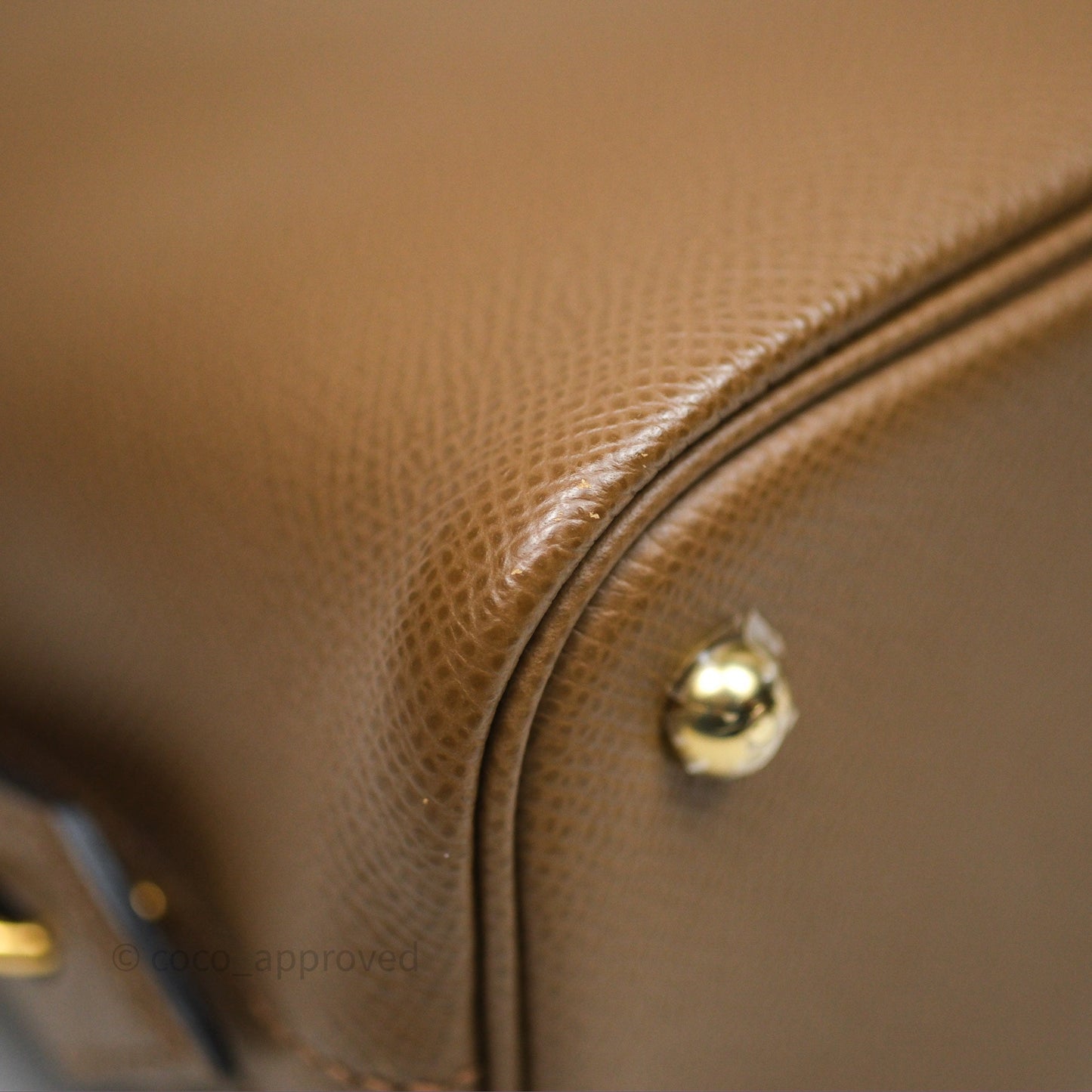 Hermès Bolide 25 Alezan 3G Epsom Gold Hardware