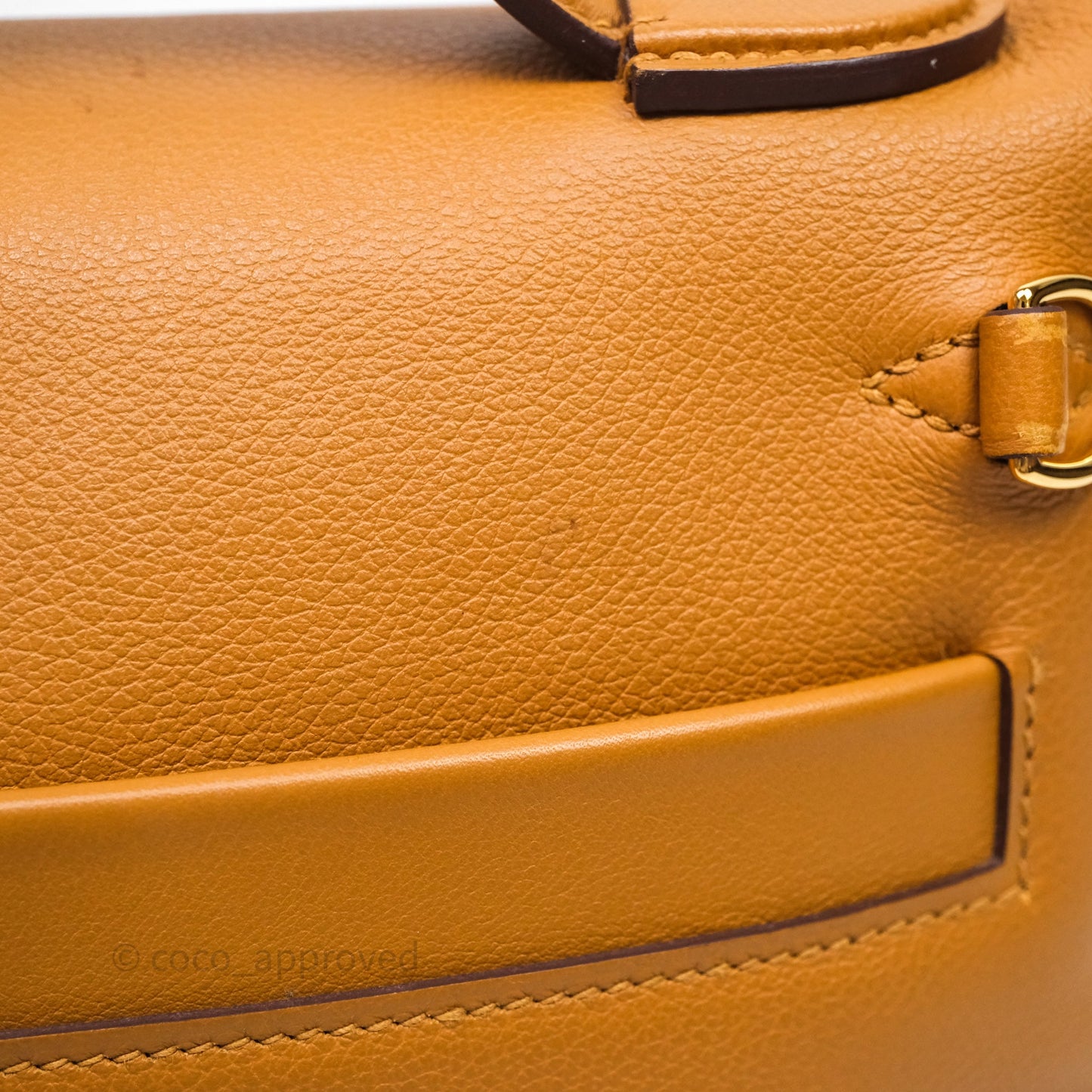 Hermès 24/24 21 Mini Caramel/Sesame/Rouge Sellier Gold Hardware
