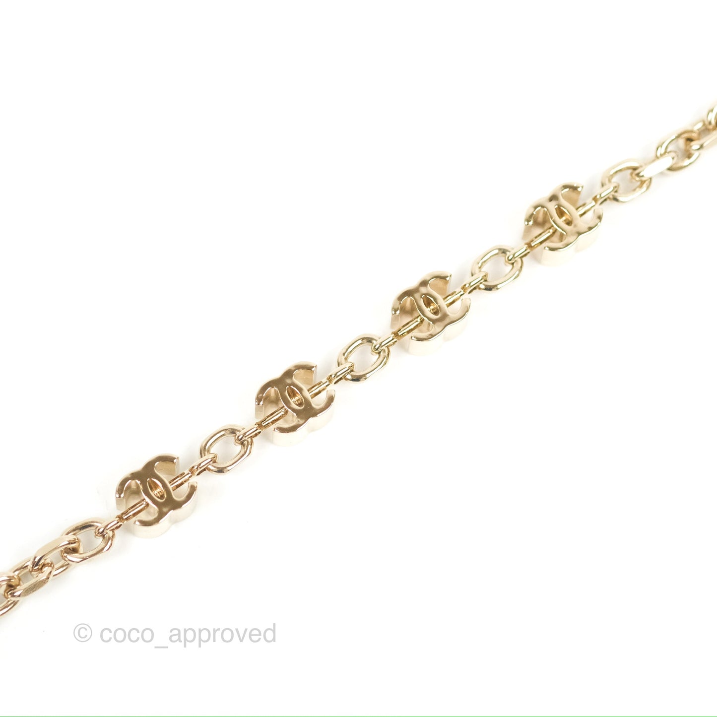 Chanel CC Chain Choker Gold Tone 22K
