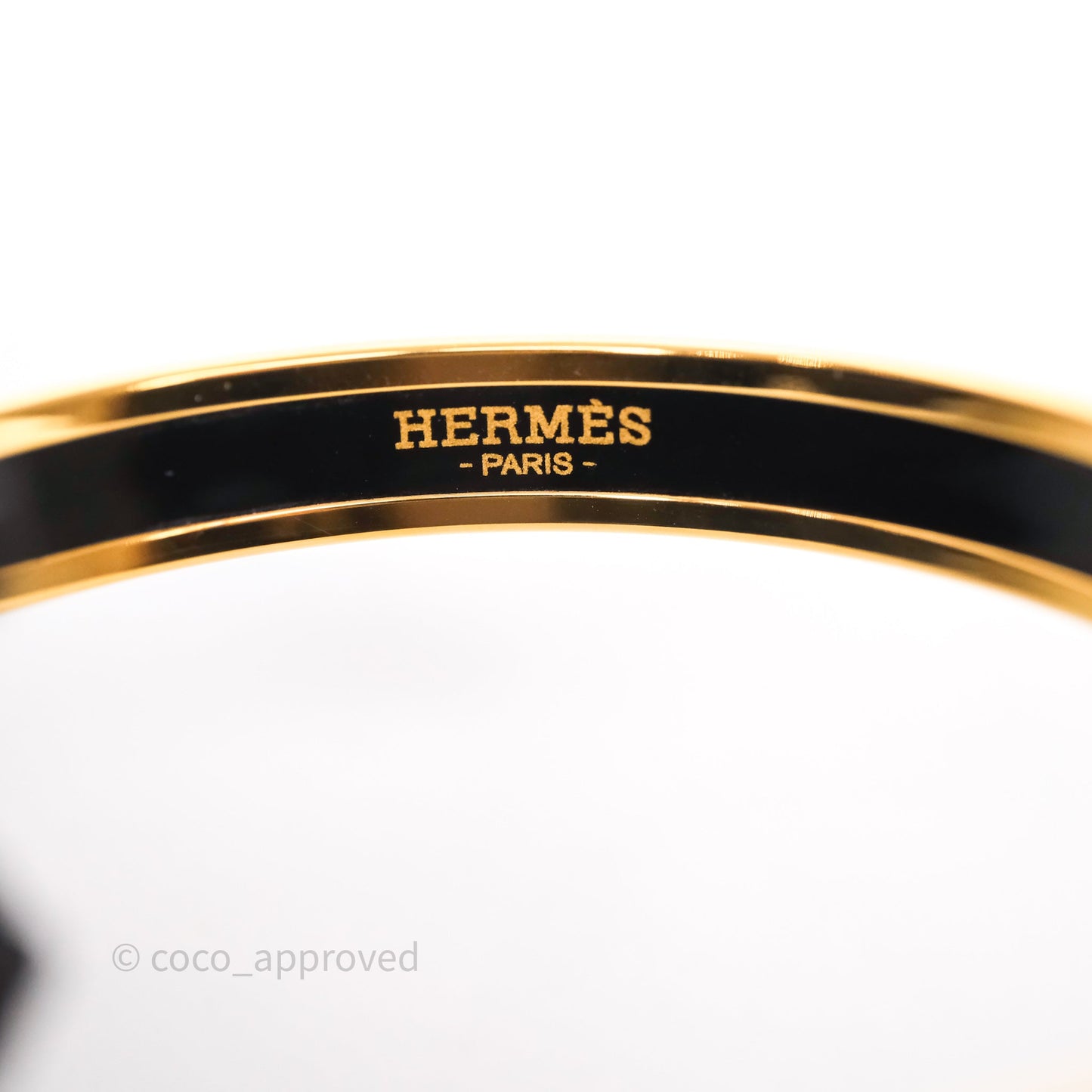 Hermès Bangle Blue Gold Hardware