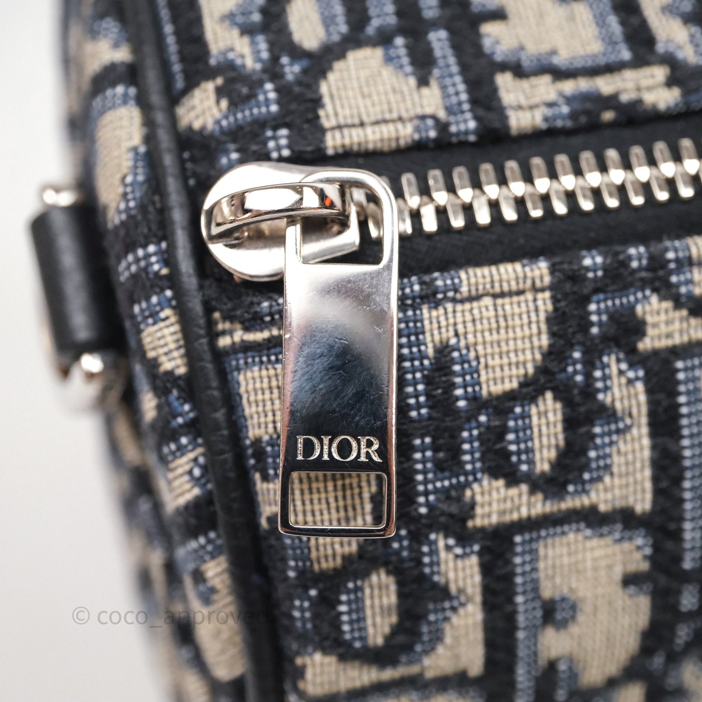 Dior Men's Mini Roller Messenger Bag Oblique Jacquard
