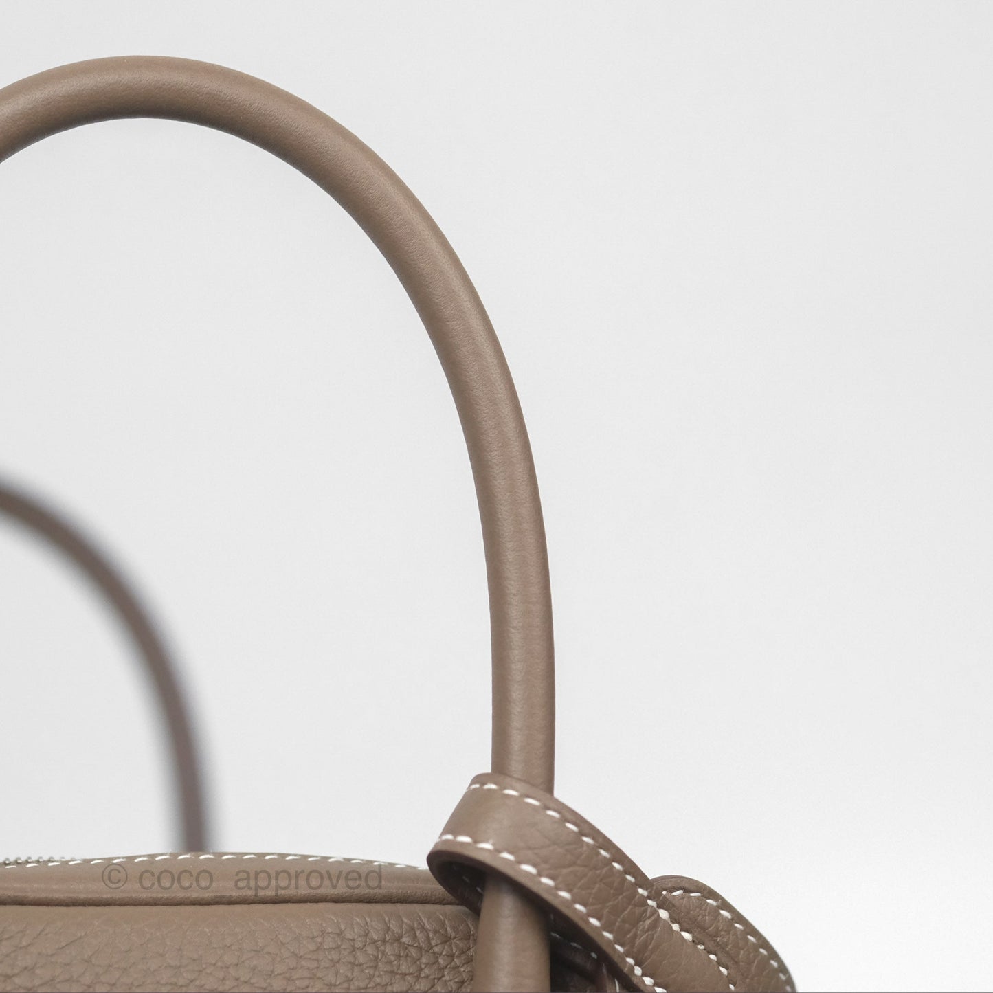 Hermès Lindy 26 Clemence Etoupe 18 Palladium Hardware