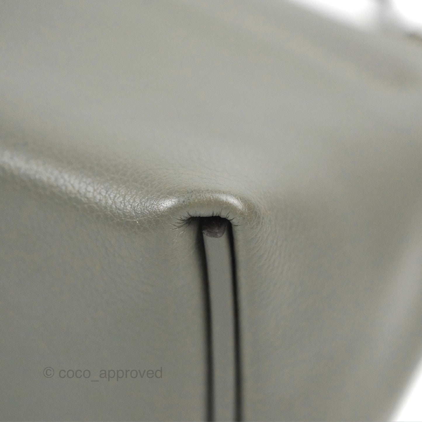 Hermès 24/24 21 Mini Gris Meyer 0L Evercolor/Swift Gold Hardware