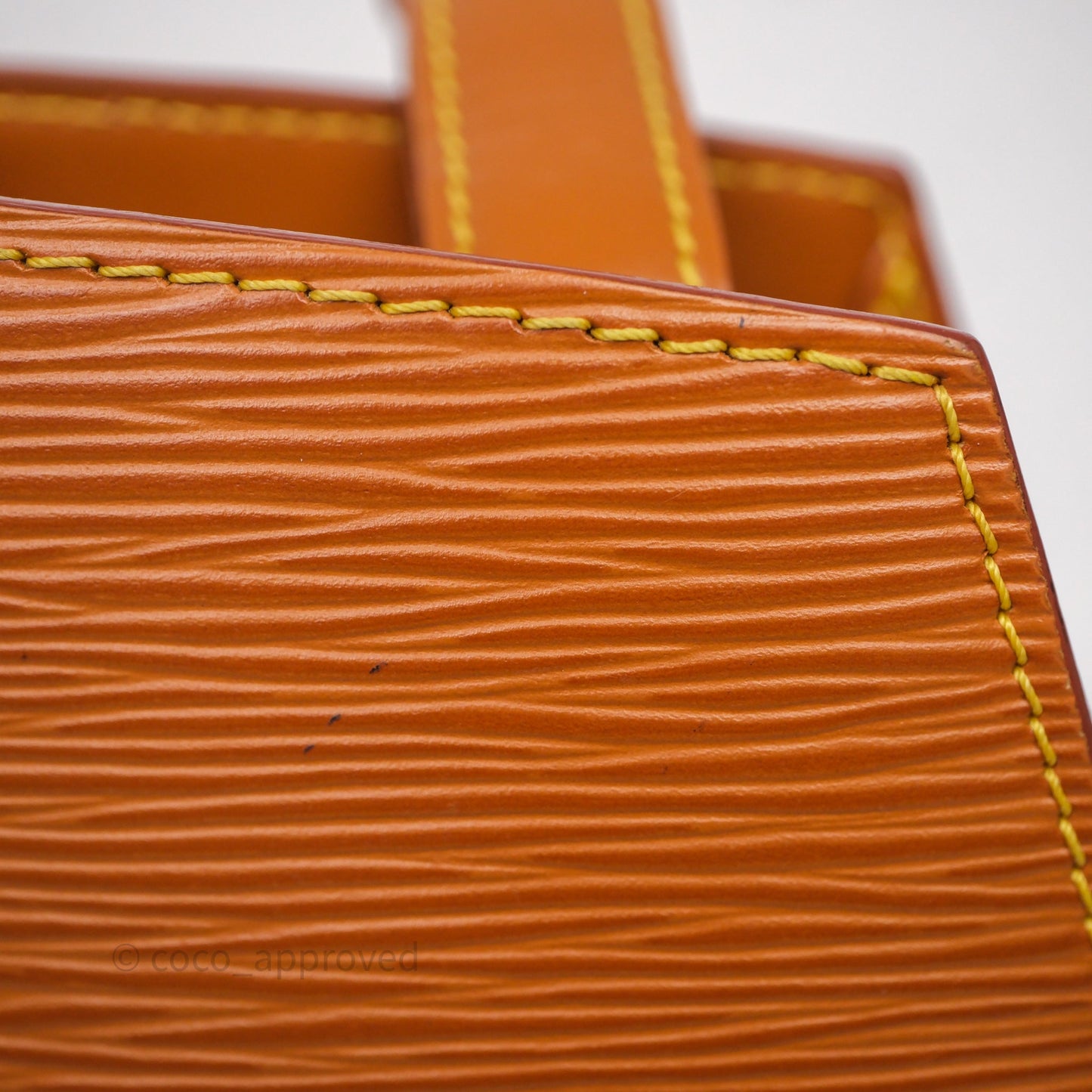 Louis Vuitton Cluny Shoulder Bag Brown Epi