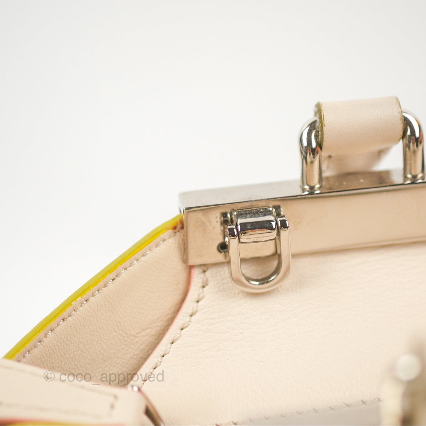 Fendi Petite 3Jours Bag Light Grey Calfskin