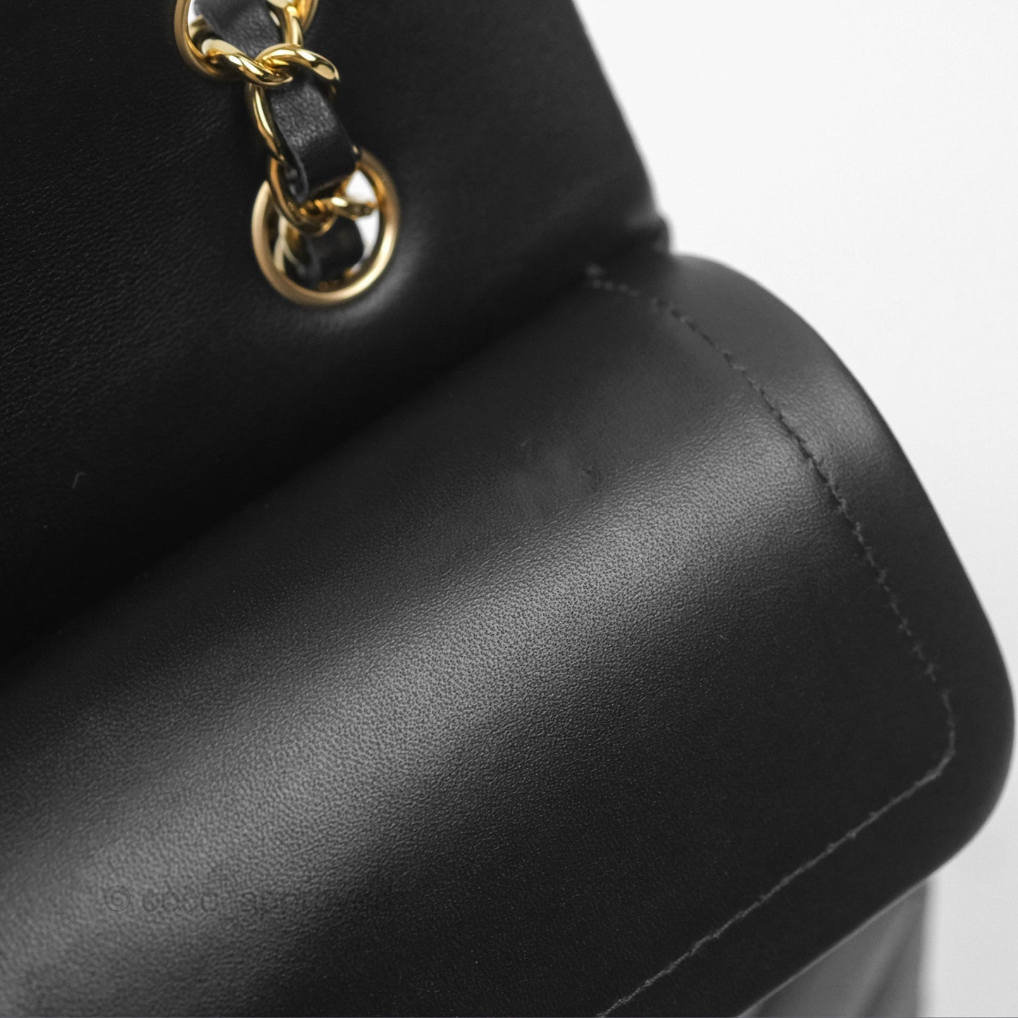 Chanel Small S/M Classic Flap Black Lambskin Gold Hardware