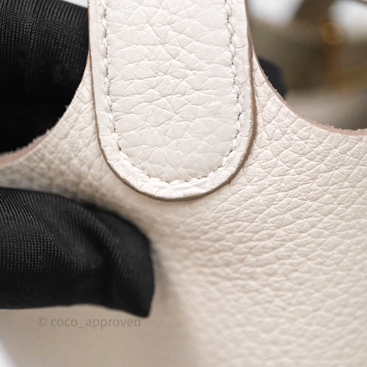 Hermès Picotin 18 Beton 8L Clemence Gold Hardware
