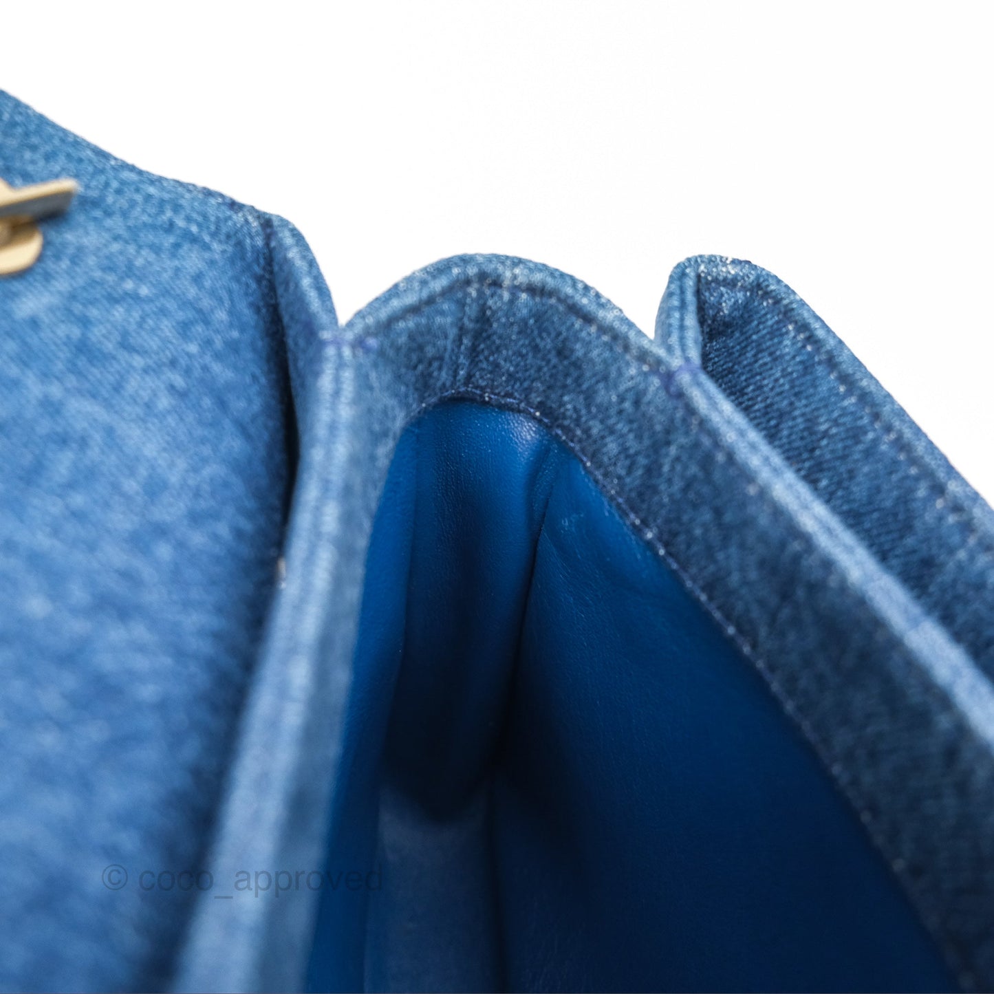 Chanel Small Trendy CC Denim Gold Hardware