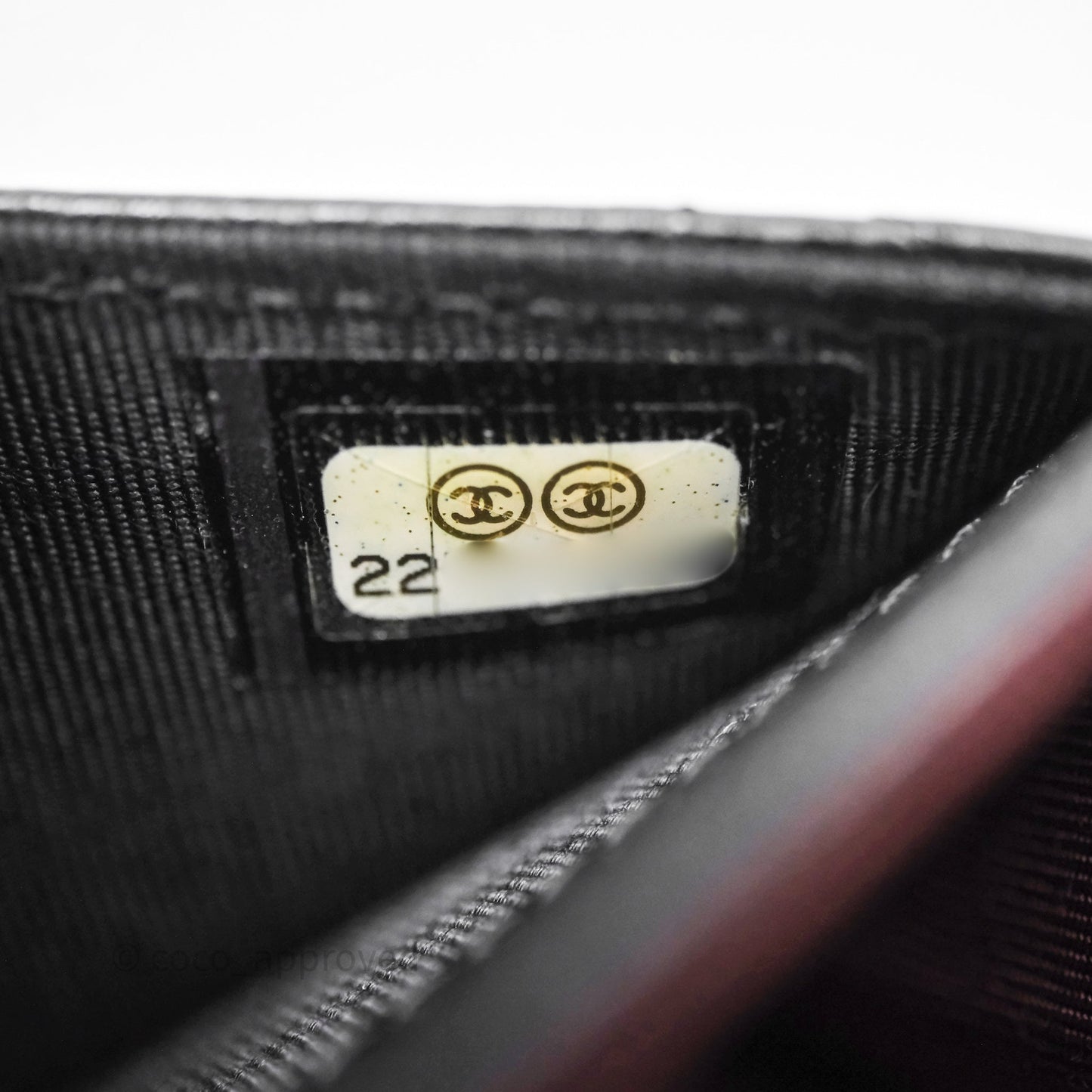 Chanel Classic Quilted Flap Card Holder Black Caviar Gold Hardware