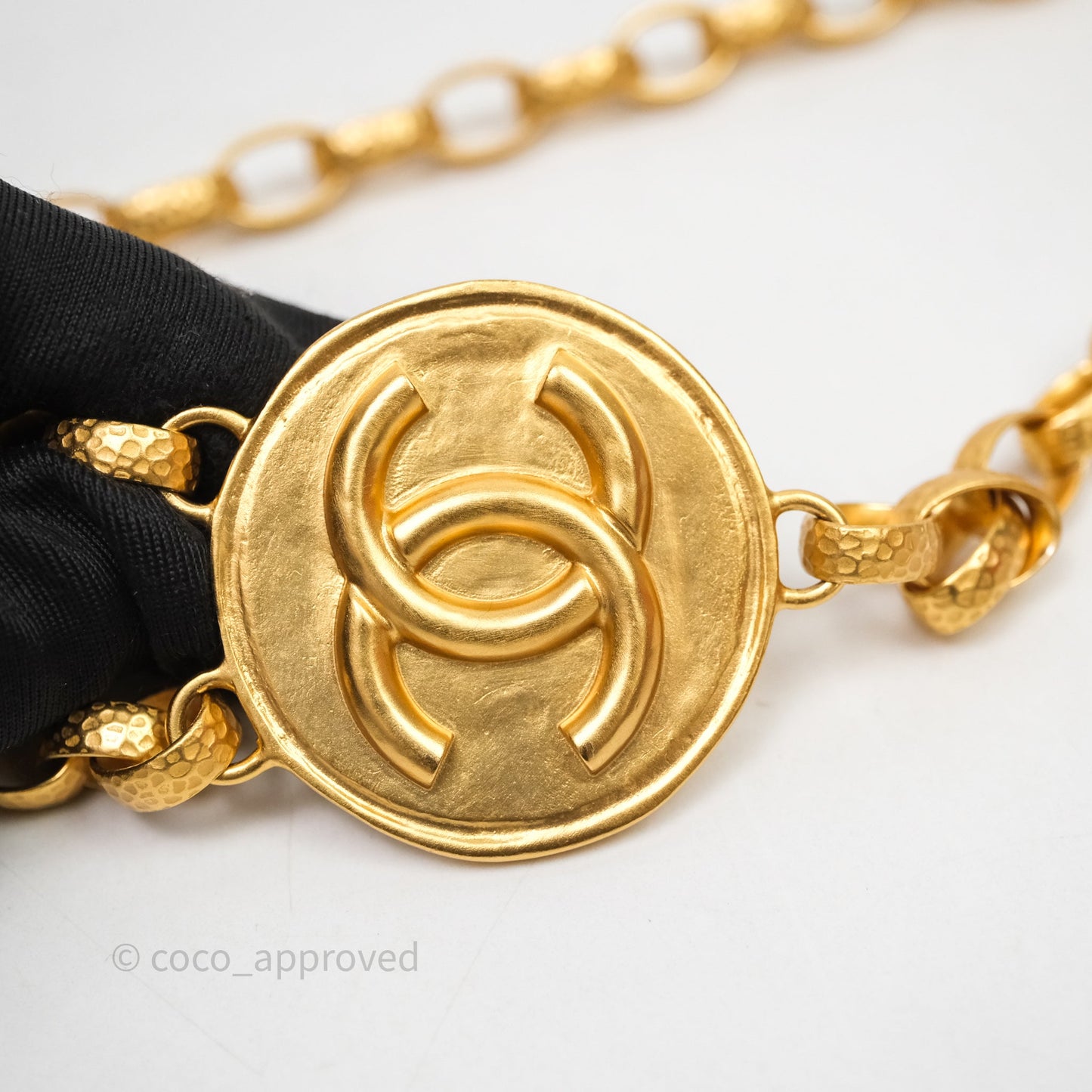 Chanel Flap with Coin Charm Ivory White Lambskin Aged Gold Hardware