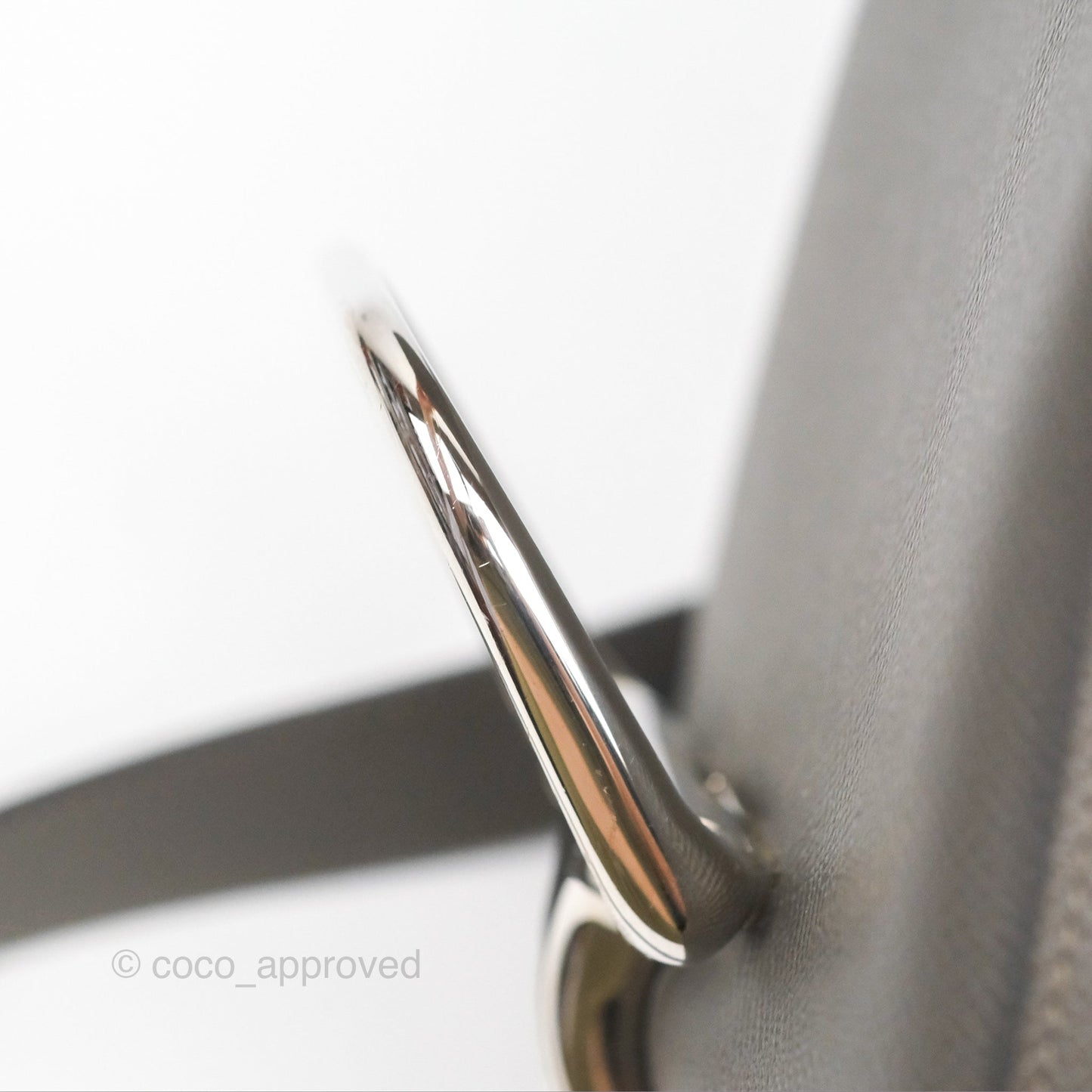 Hermès Della Cavalleria Mini Bag Gris Meyer 0L Epsom Palladium Hardware