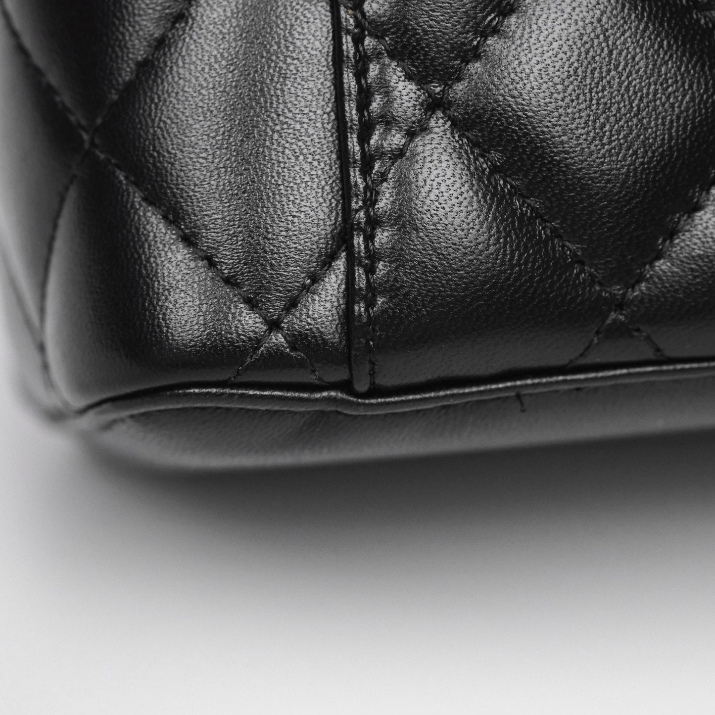 Chanel Classic Vanity with Chain Black Lambskin Gold Hardware