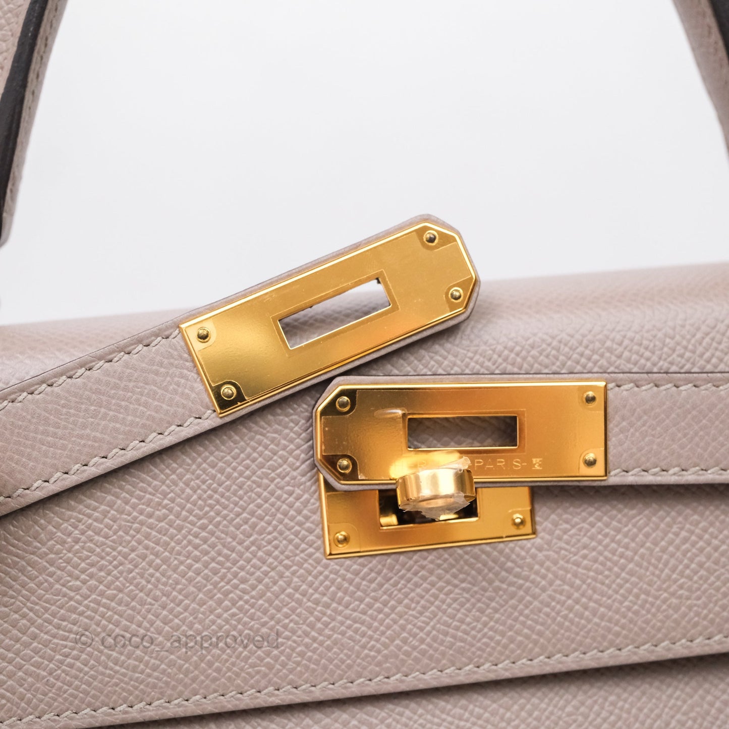 Hermes Kelly 28 Gris Asphalte Epsom Gold Hardware