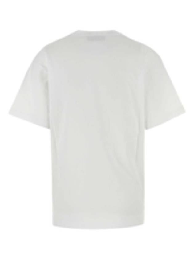 Luxury Gucci Trending 2025 Embroidered Cotton Short Sleeve T-Shirt Off White
