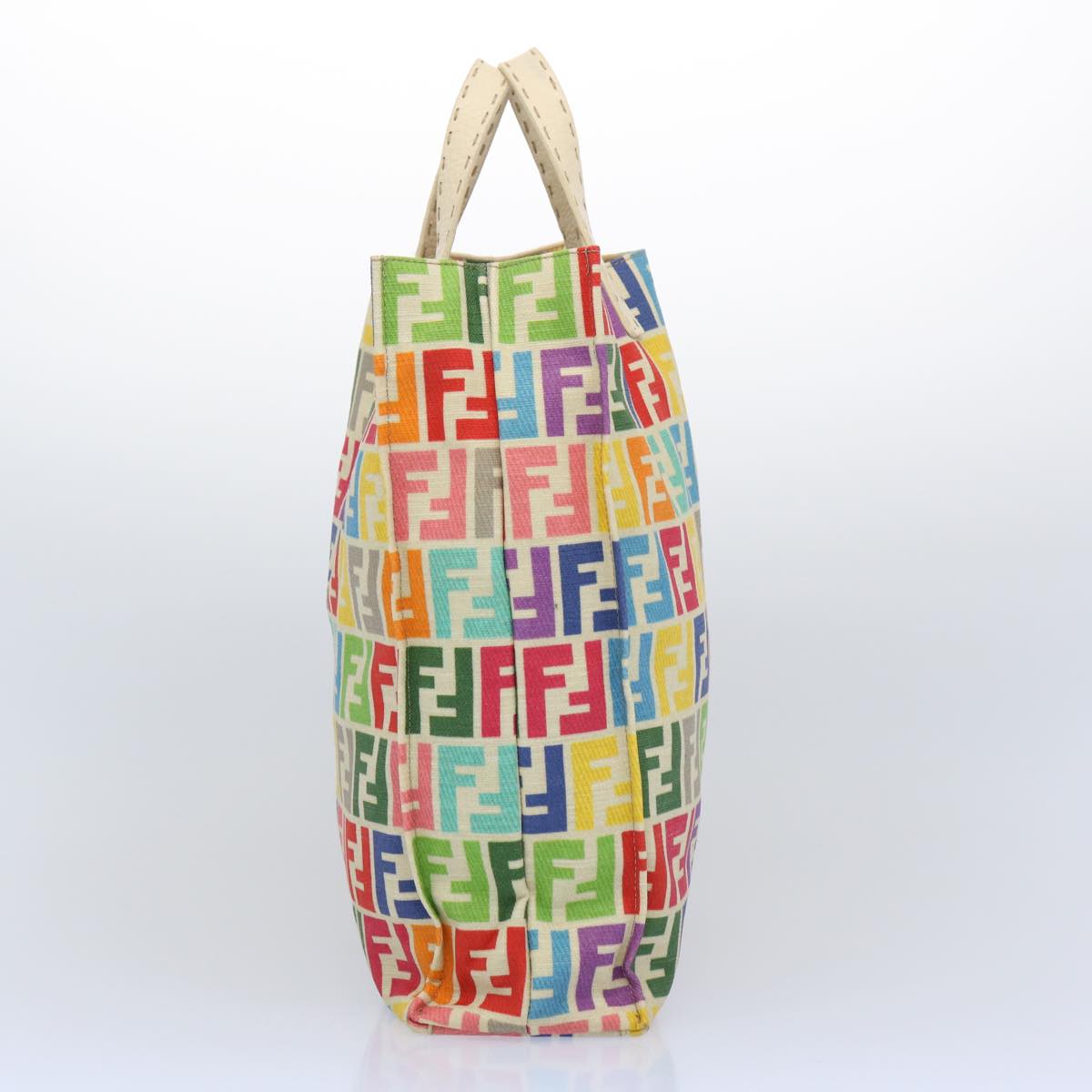 Luxury FendiZucca Canvas Hand Bag Multicolor65016