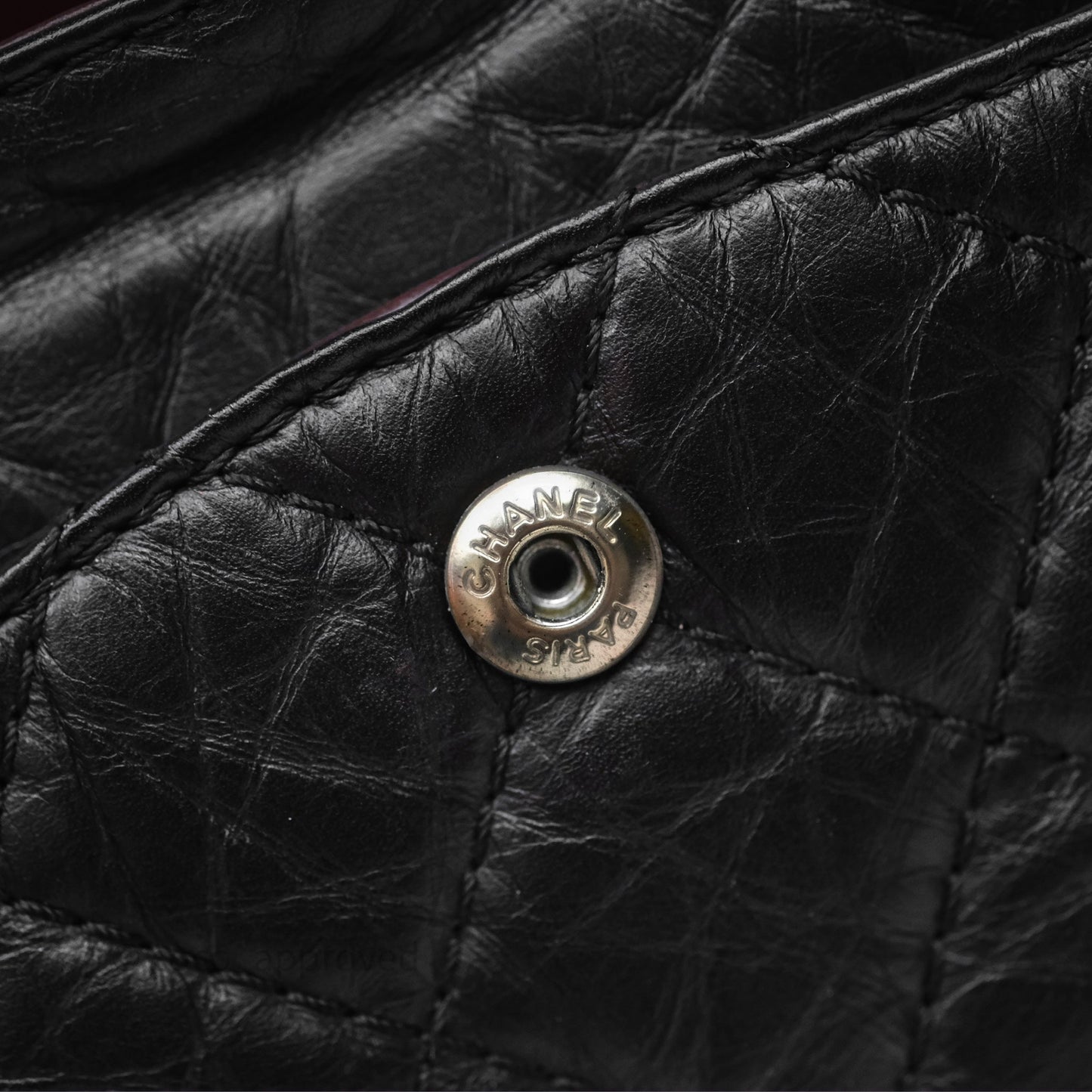 Chanel Quilted Reissue 226 Aged Calfskin Black Ruthenium Hardware